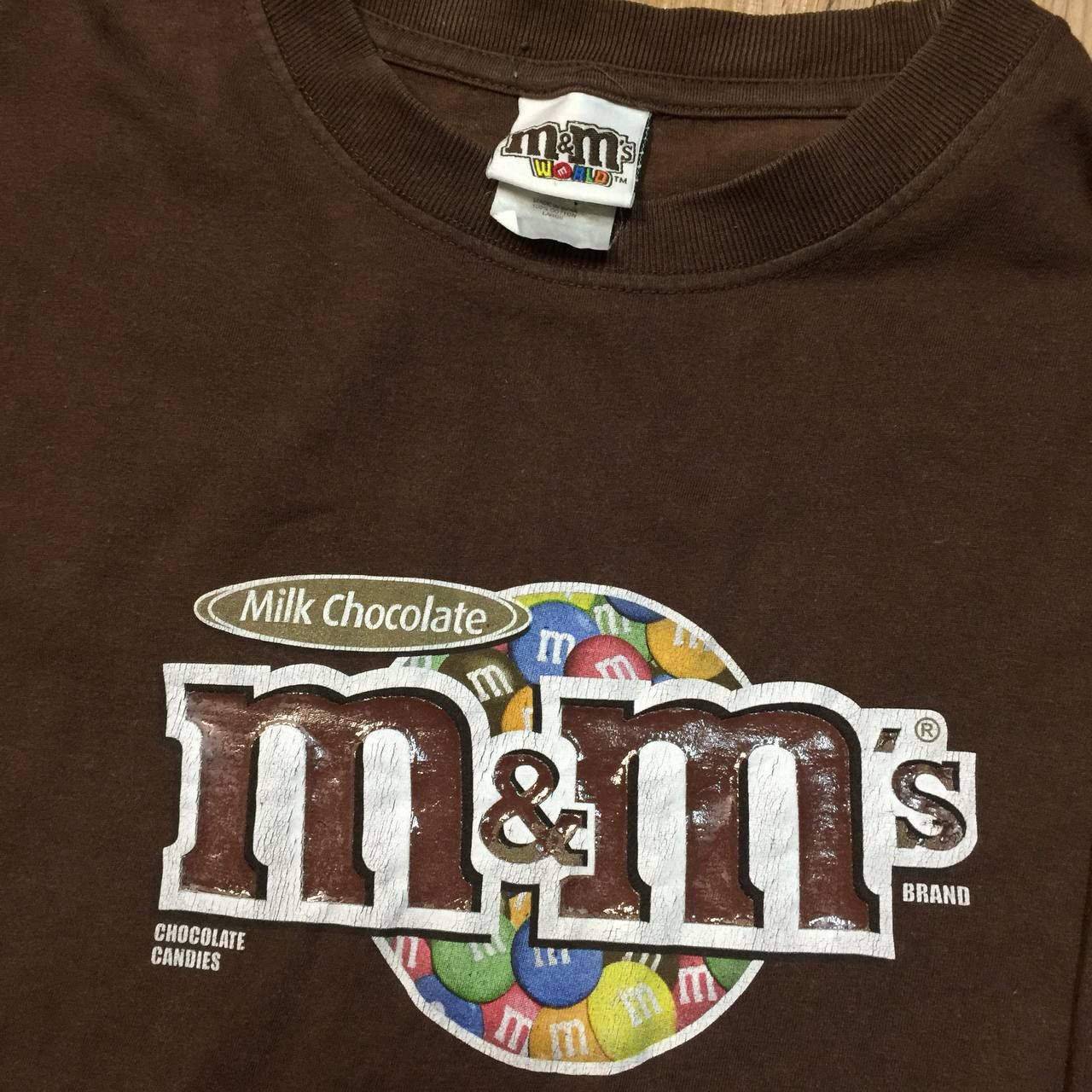 StrangeLove Skateboards × Vintage Vintage Y2K 90s 00s M&M's Milk Chocolate Promo Tee Size US L / EU 52-54 / 3 - 2 Thumbnail