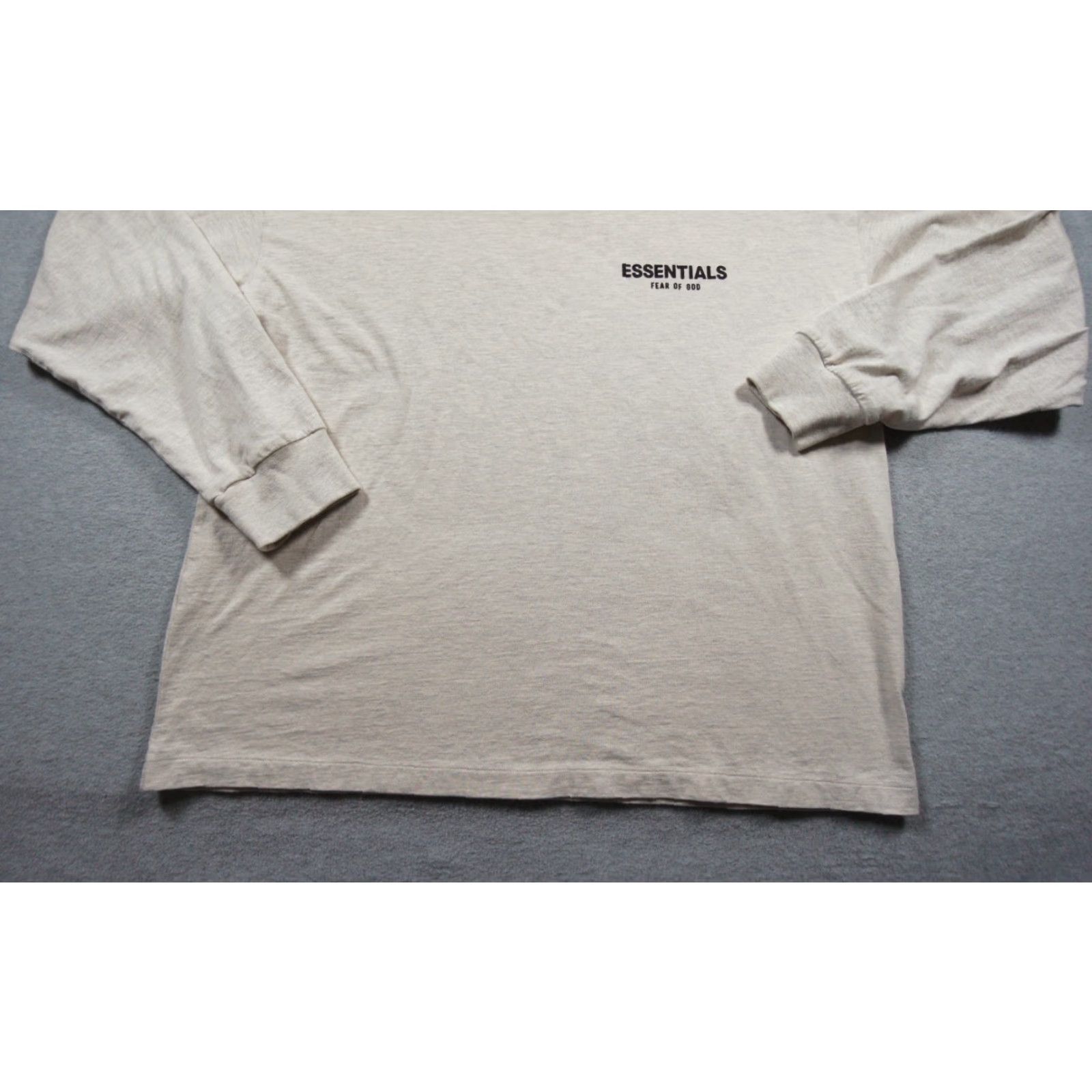 Fear of God Fear of God Essentials Shirt Mens Medium Gray Oversized Long Sleeve Mock Neck Size US M / EU 48-50 / 2 - 7 Thumbnail