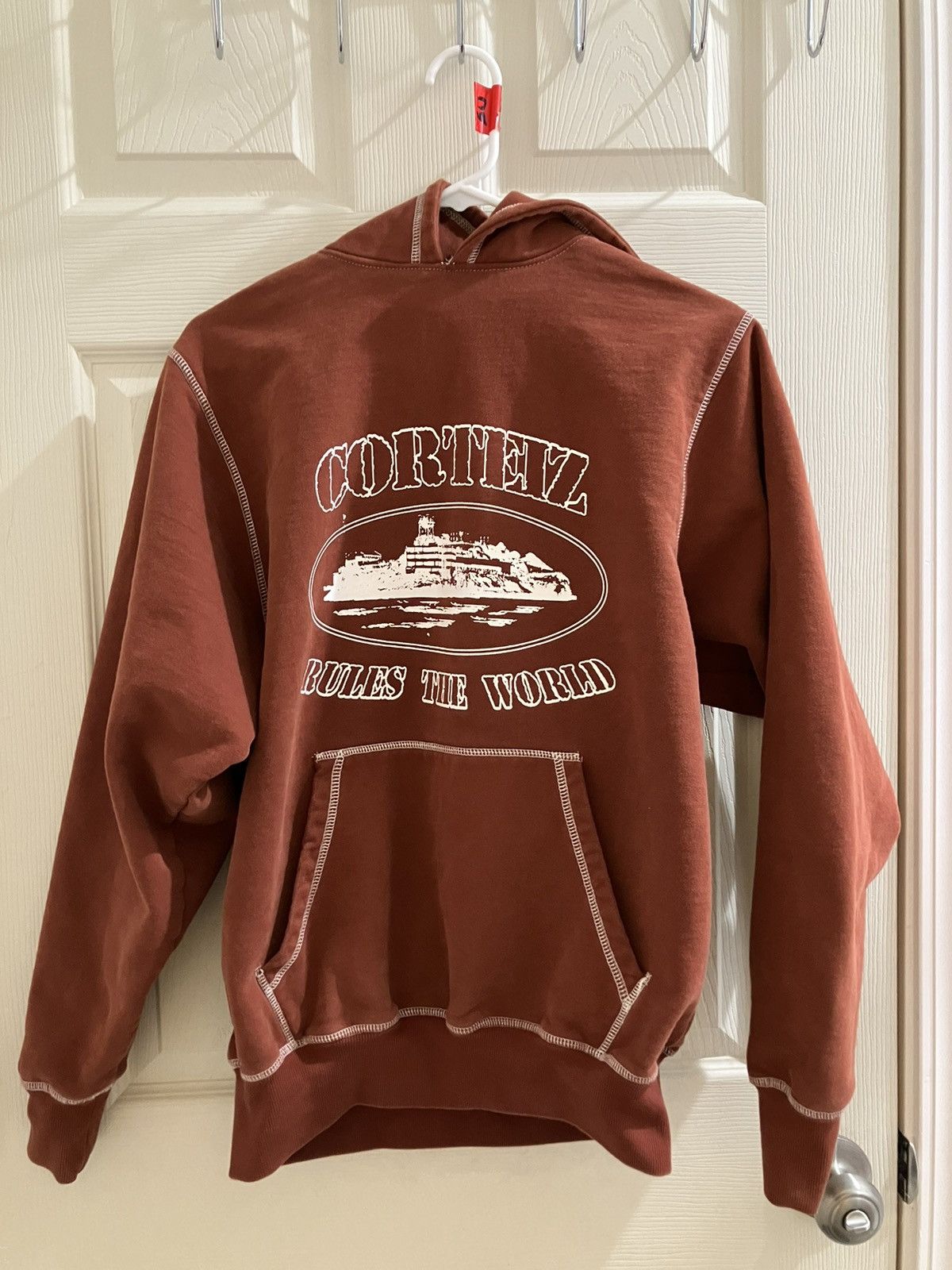 Supreme Corteiz Rules The World Hoodie Black — Kick Game