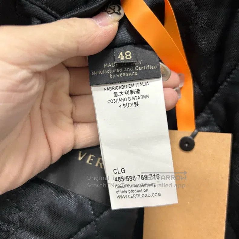 Versace Versace Heavy rivet show style sheepskin jacket Size US M / EU 48-50 / 2 - 4 Thumbnail