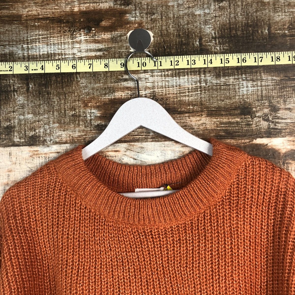 Homespun Knitwear × Japanese Brand Lepsim Orange vintage Knitwear #A2264 Size L / US 10 / IT 46 - 4 Thumbnail