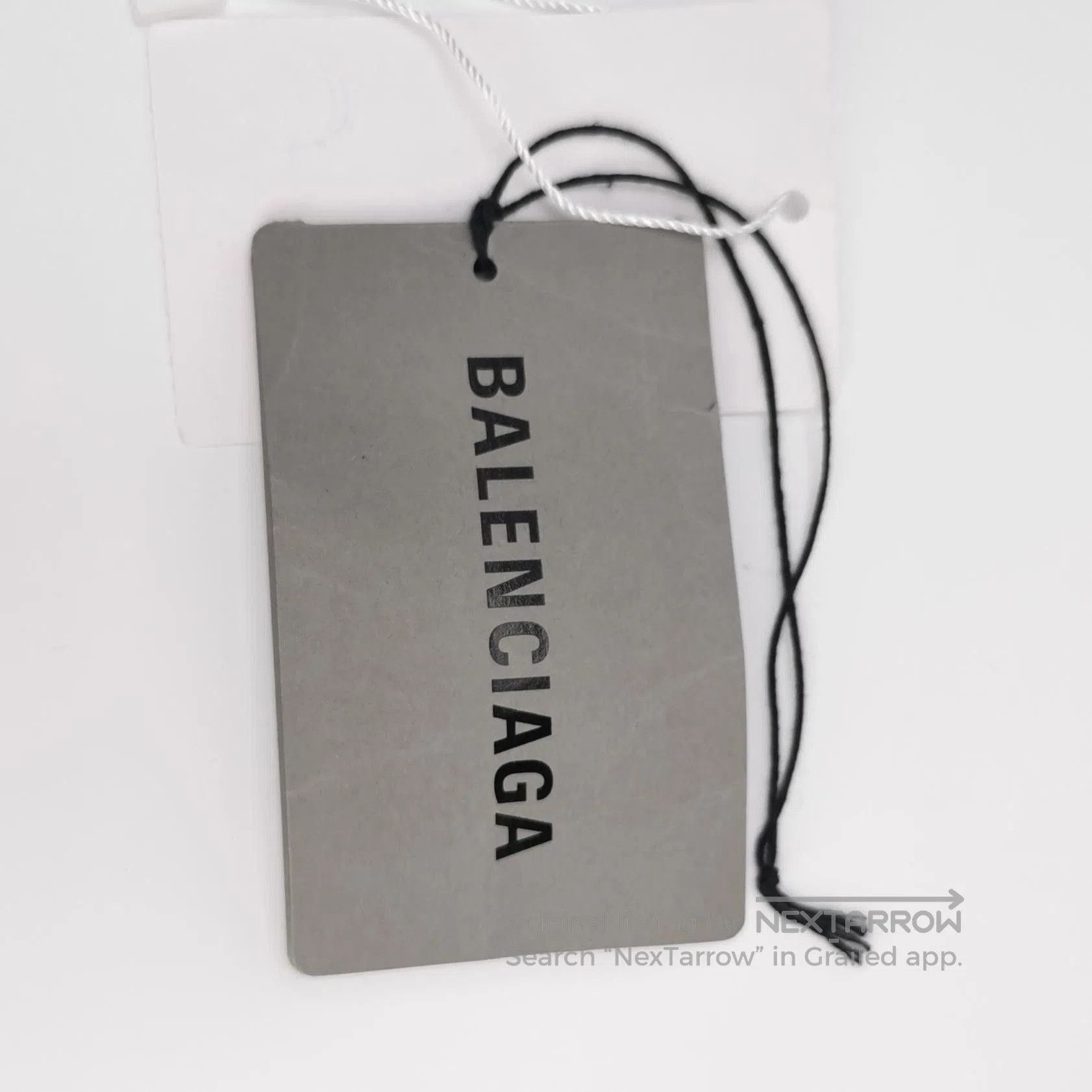 Balenciaga Size S Logo Print Cotton Hoodie.