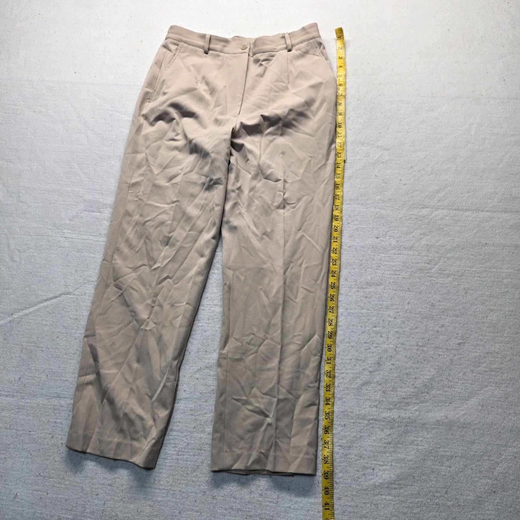 Vintage Vintage Appleseed's Tan Khaki Brown Women's Chino Pants Size 12P Petite Size 34" / US 12 / IT 48 - 7 Thumbnail