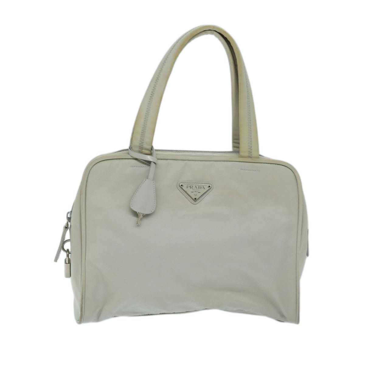 Prada Tessuto Grey Synthetic Handbag (Pre-Owned) Size ONE SIZE - 1 Thumbnail