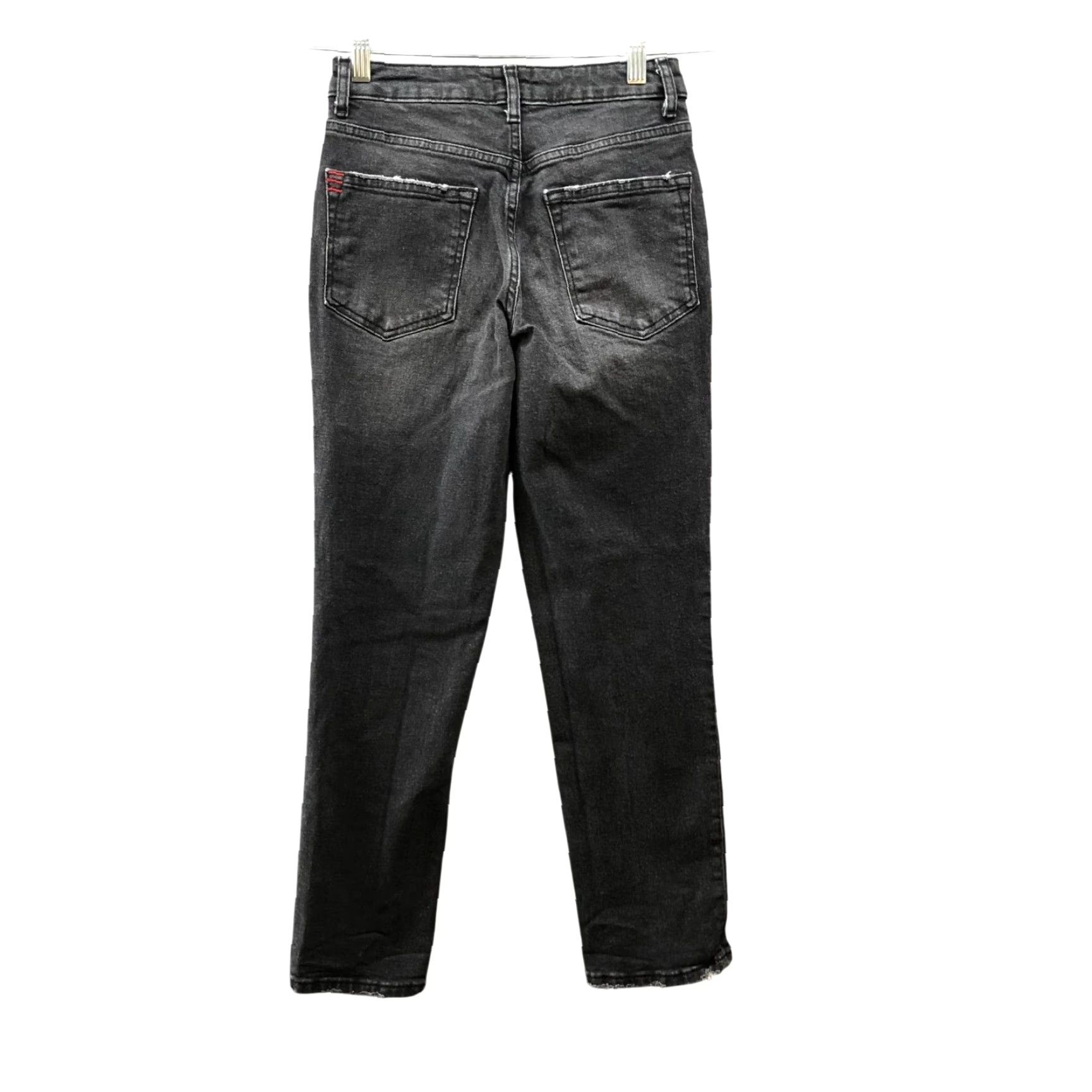 Urban Outfitters Urban Outfitters BDG Slim Straight Jeans Womens 24 Black Charcoal Wash Mid Rise Size 42" / US 20 - 2 Thumbnail