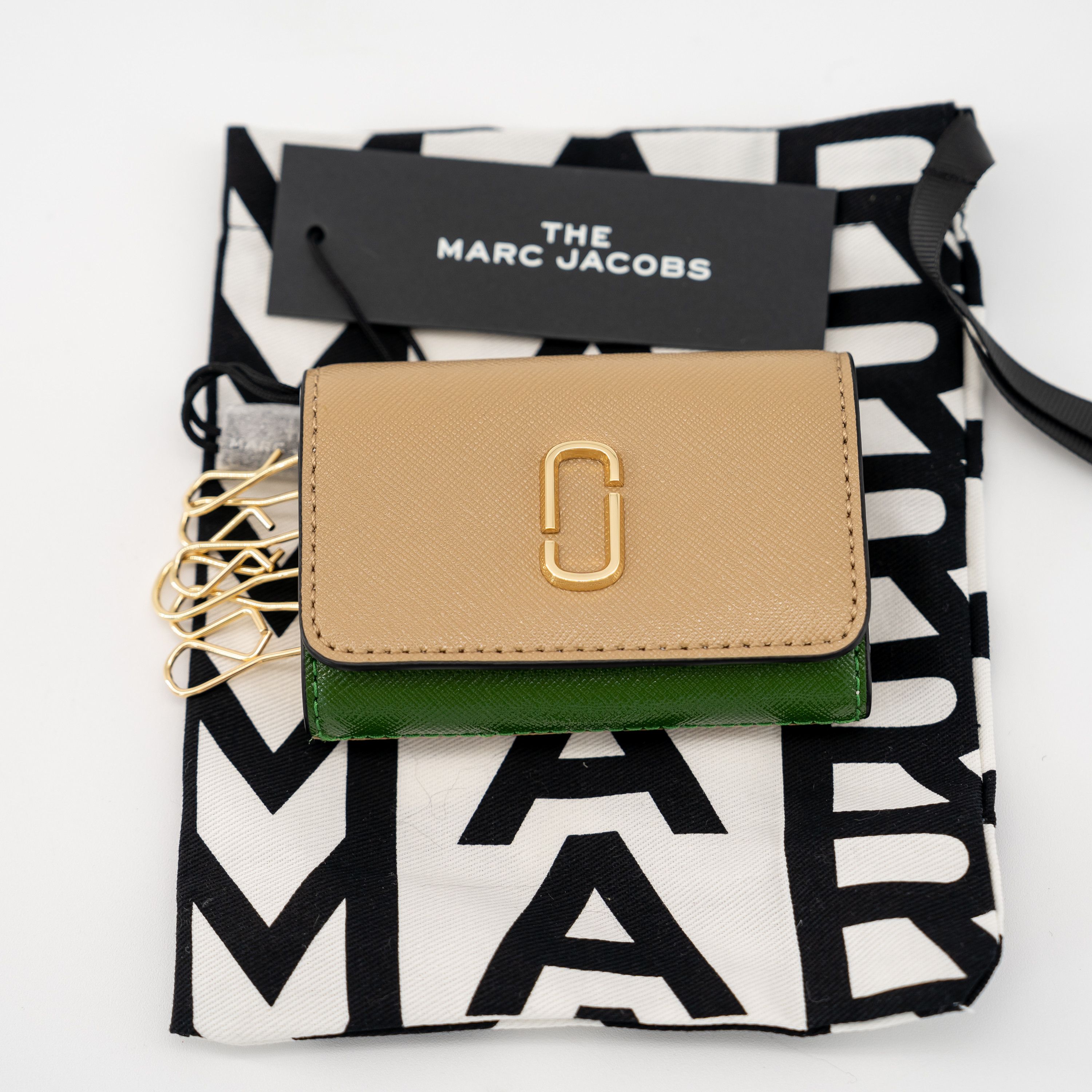 Marc Jacobs Marc Jacobs Key Case 6-Piece J Snapshot Green Beige Size ONE SIZE - 1 Thumbnail