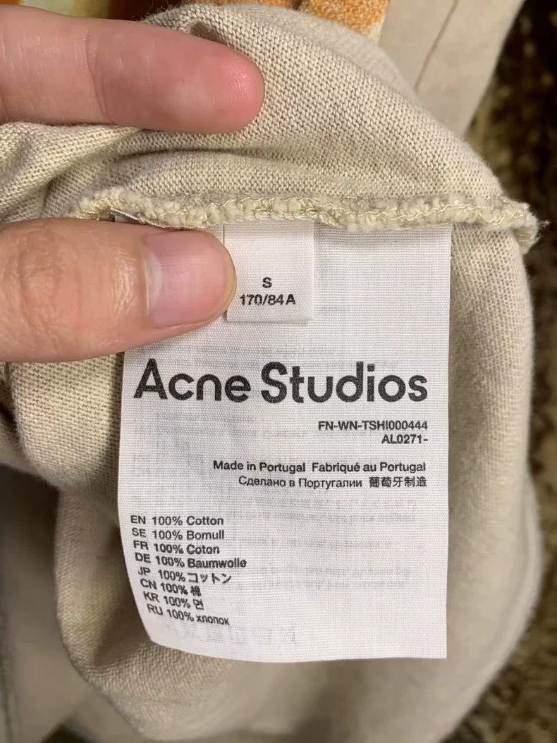 Acne Studios Acne Studios Printed round-neck T-shirt Size US S / EU 44-46 / 1 - 6 Thumbnail