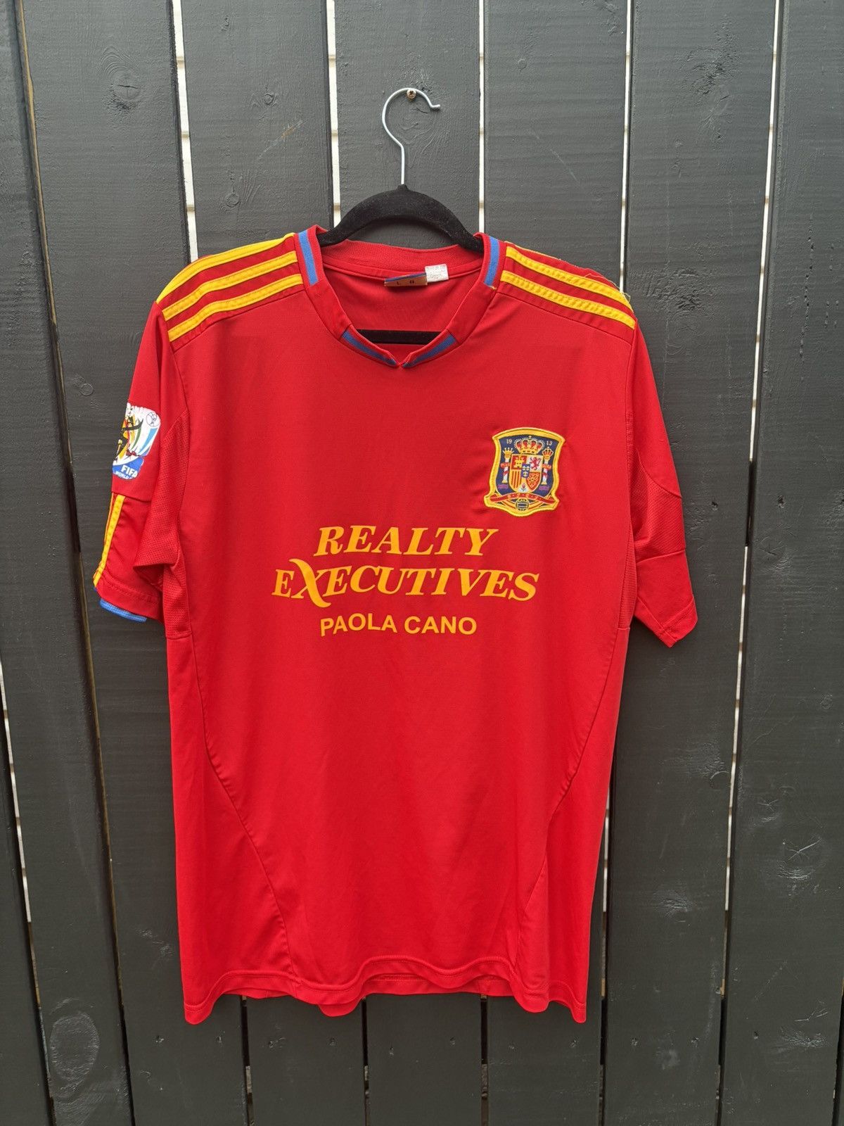 Other Vintage Sportswear Spain FIFA Soccer Jersey Size US L / EU 52-54 / 3 - 1 Thumbnail