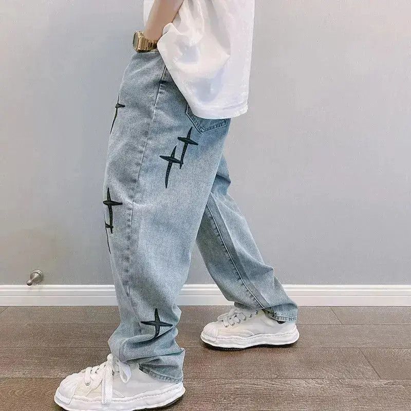 Japanese Brand New style Streetwear Baggy men Jeans Size US 32 / EU 48 - 3 Thumbnail