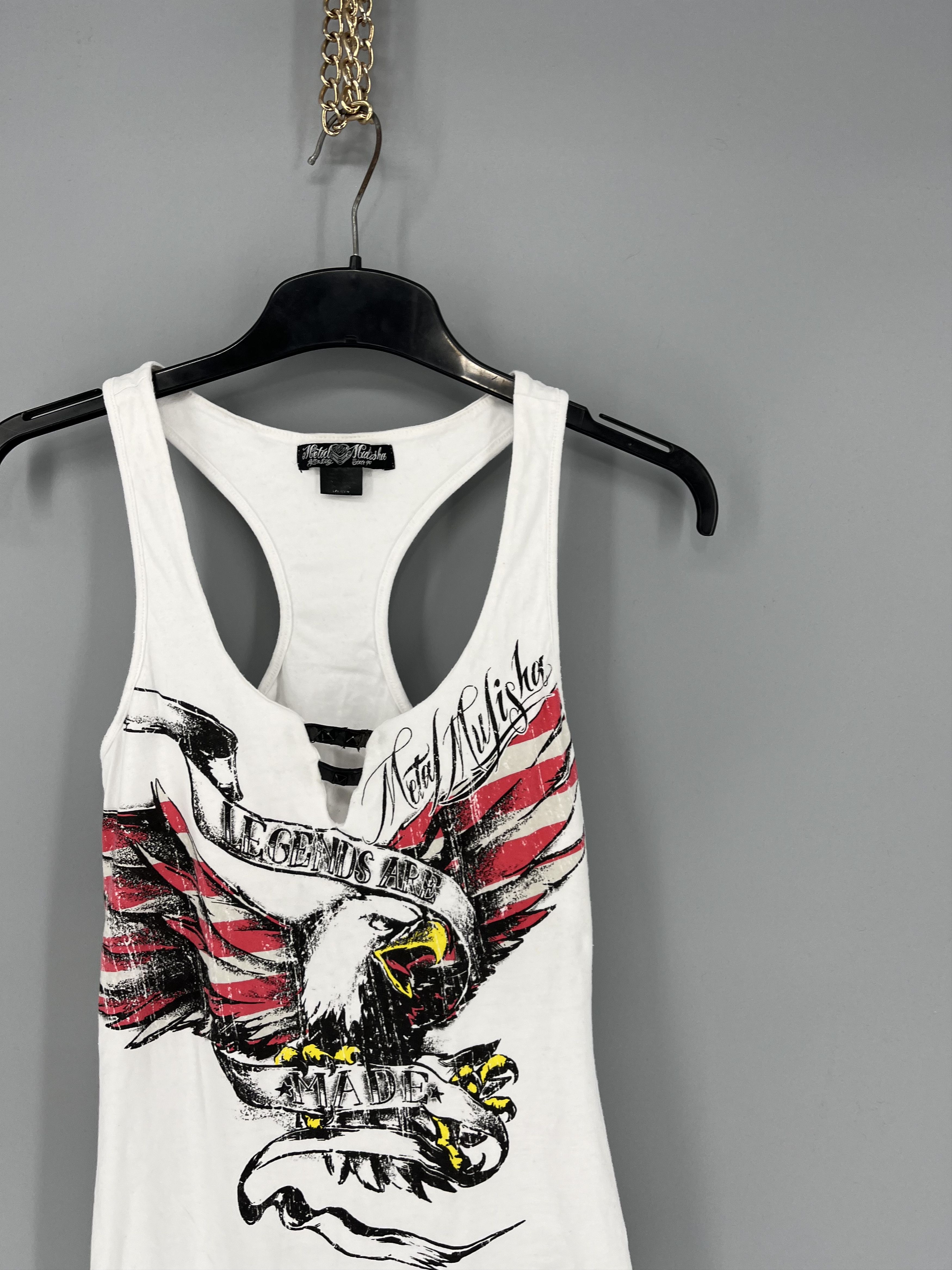 Band Tees Metal Mulisha Legends Are Made Graphic Ladies Tank Top S Size S / US 4 / IT 40 - 5 Thumbnail