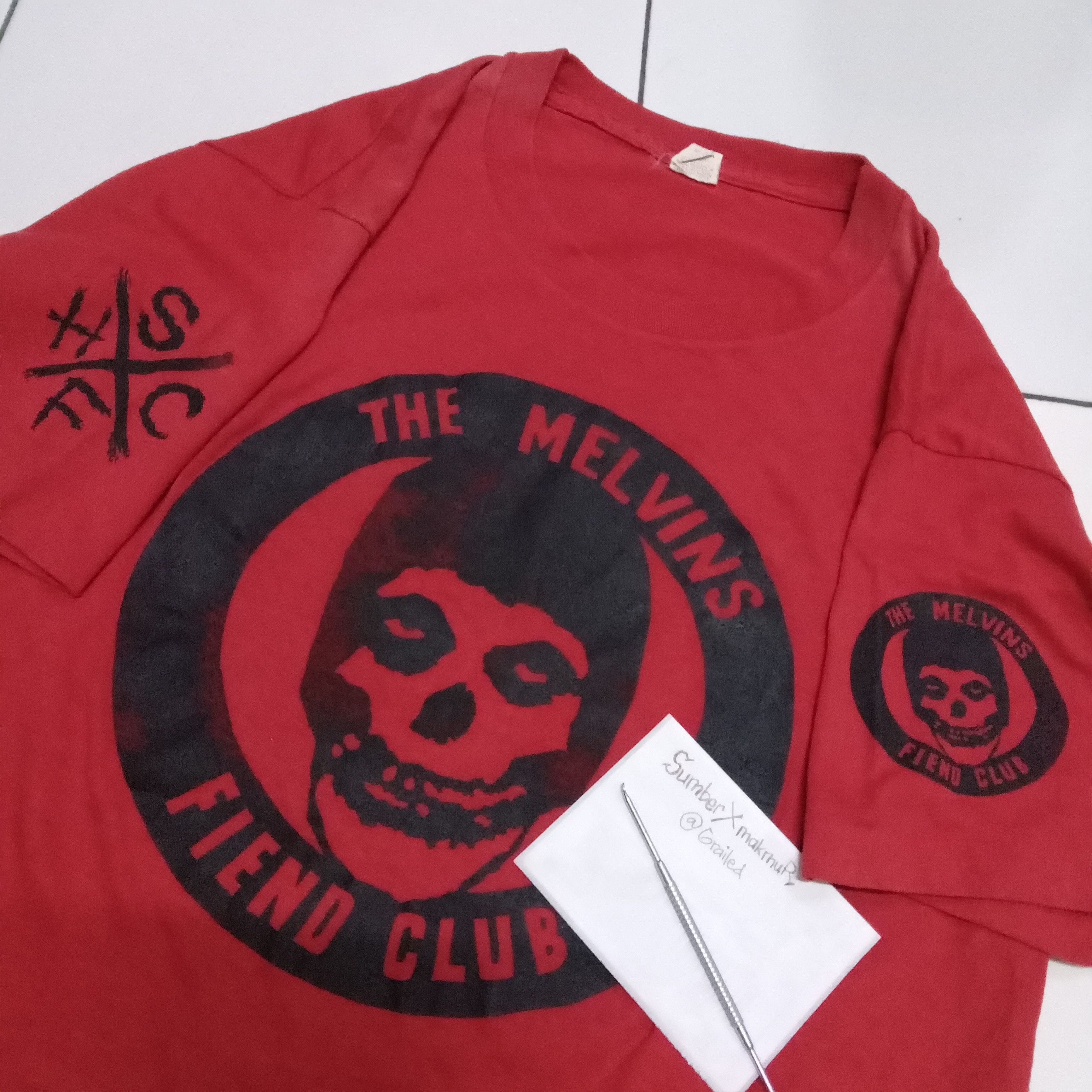 Band Tees × Rock T Shirt × Vintage Melvins Fiend Club 1990