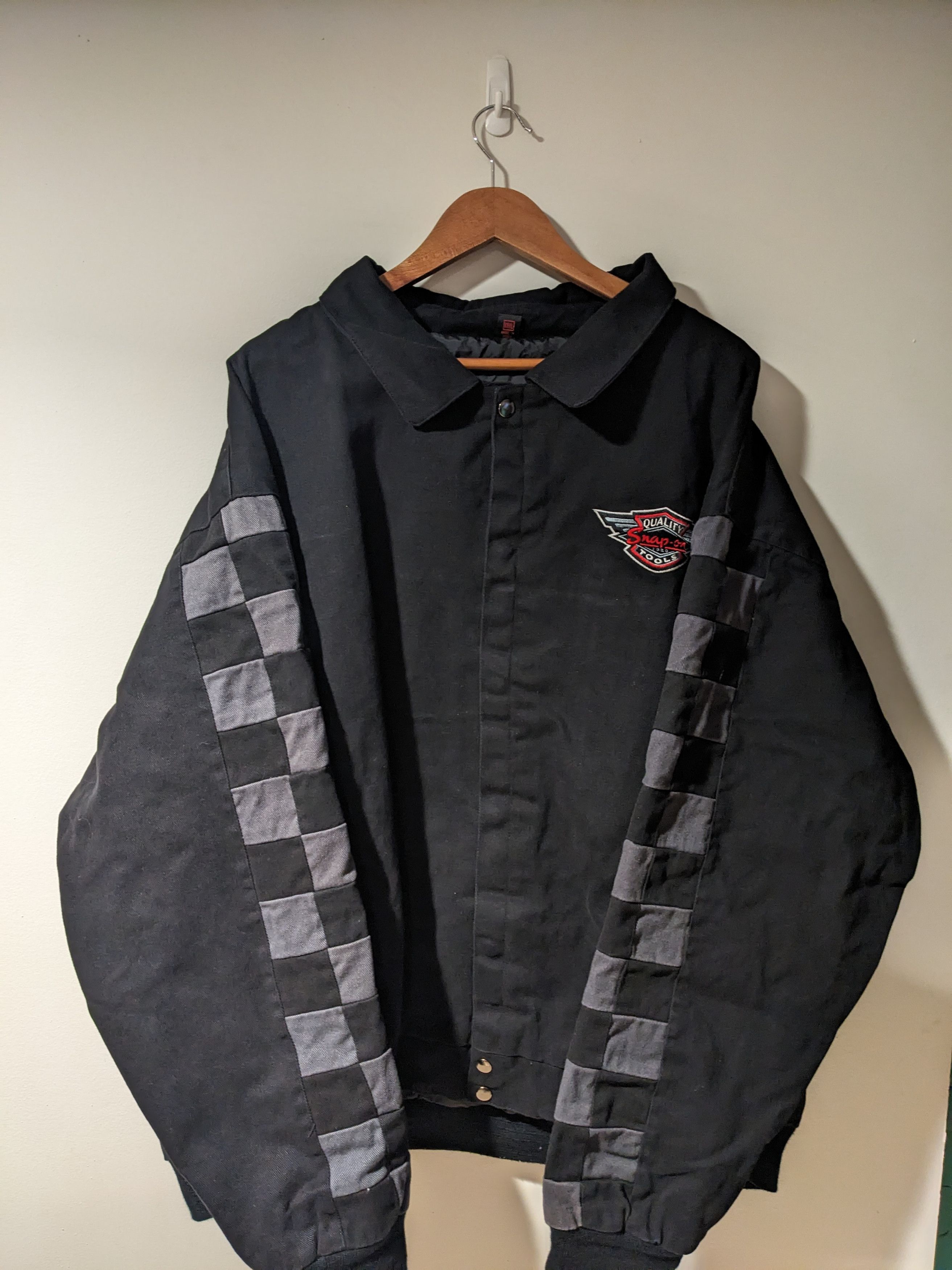 Harley Davidson × Vintage Vintage 90s Snap On Tools Quality Black XXX-Large Jacket Size US XXL / EU 58 / 5 - 3 Thumbnail