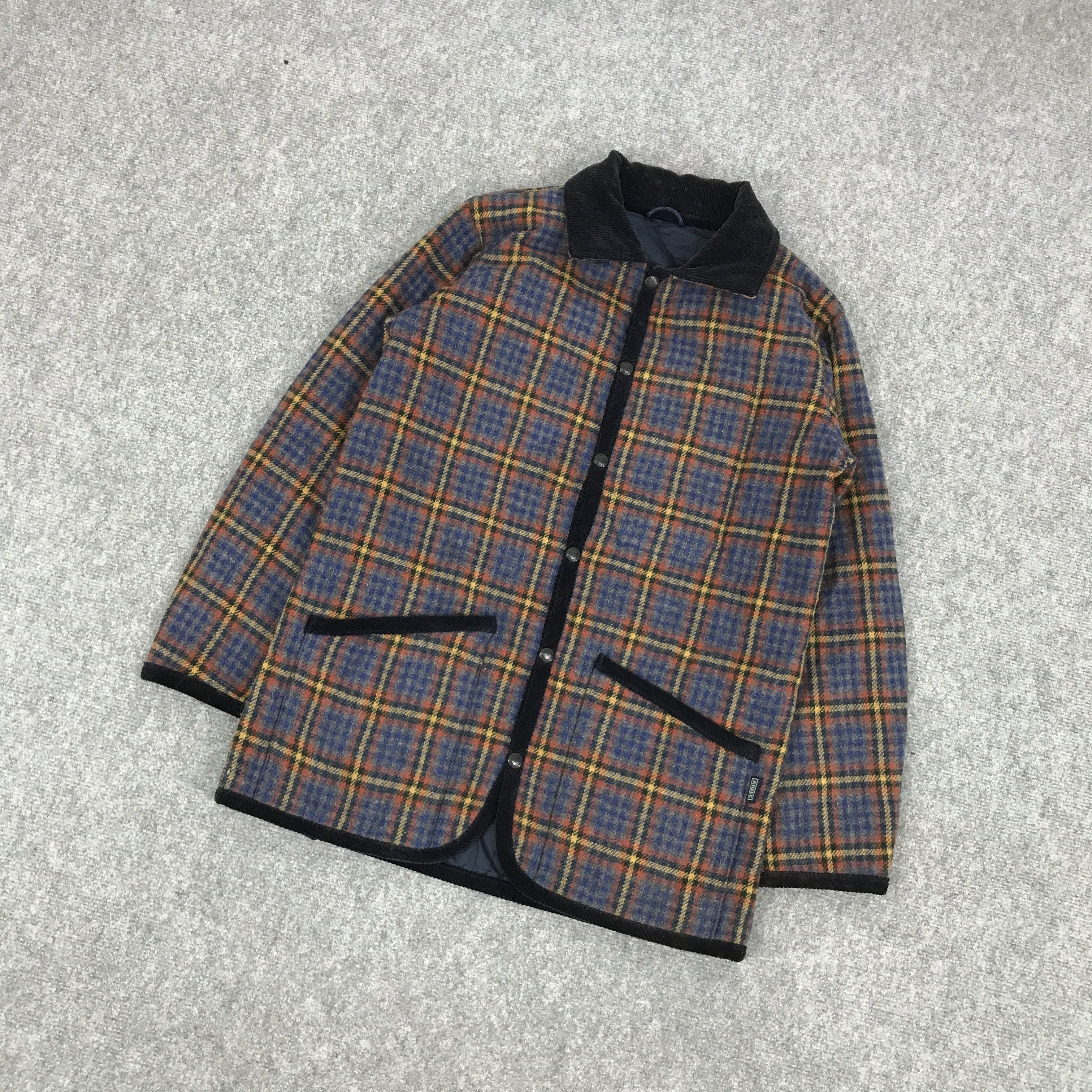 Aigle × Japanese Brand JAPAN AIGLE FLANNEL WOOL SNAP BUTTON JACKET Size US S / EU 44-46 / 1 - 2 Thumbnail