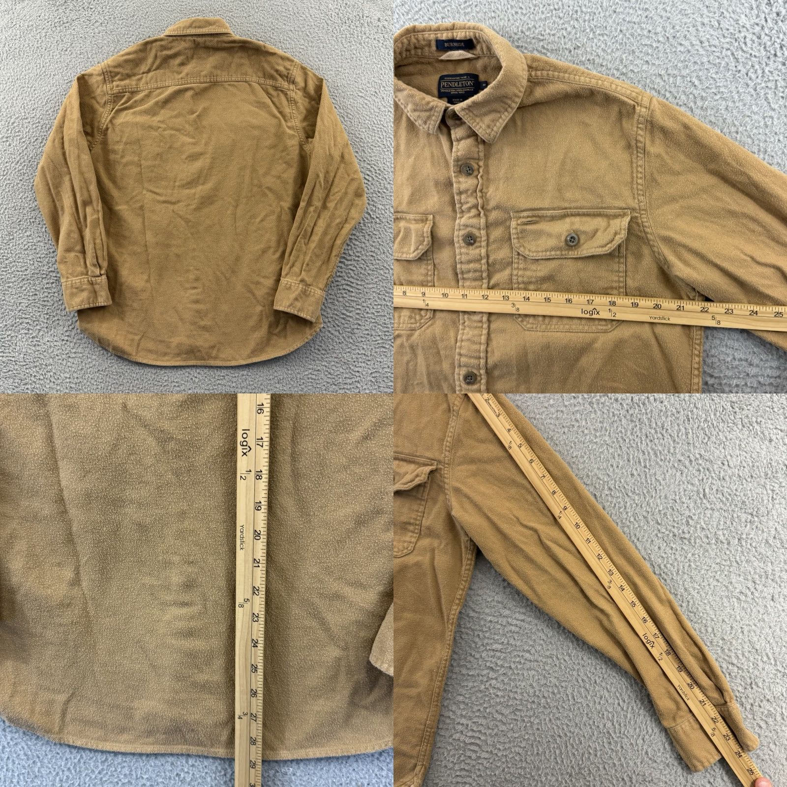 Pendleton Pendleton Burnside Shirt Mens M Brown Long Sleeve Flannel Button Up Outdoor Workwear Cotton Size US M / EU 48-50 / 2 - 8 Thumbnail