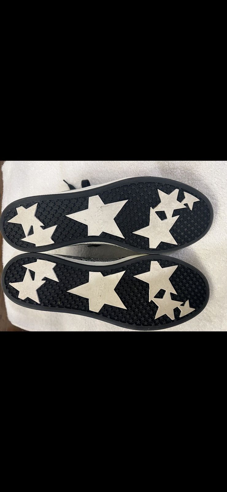 Jimmy Choo Jimmy Choo Glitter Sneakers Woman’s Size 37 1/2 Size US 7.5 / IT 37.5 - 3 Thumbnail