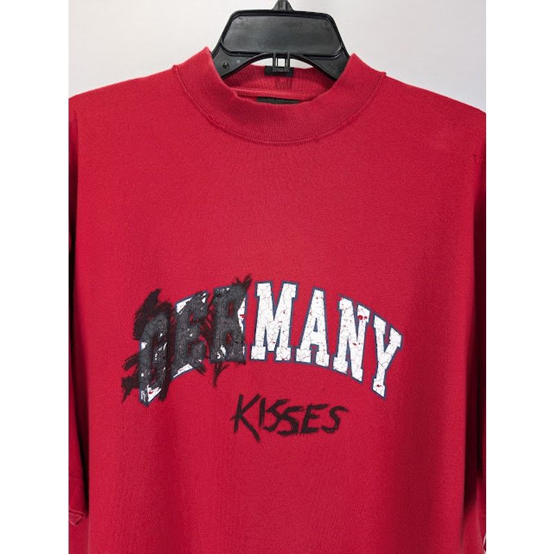 Balenciaga o1rshd1 Oversized T-Shirt in Faded Red Size US M / EU 48-50 / 2 - 4 Thumbnail