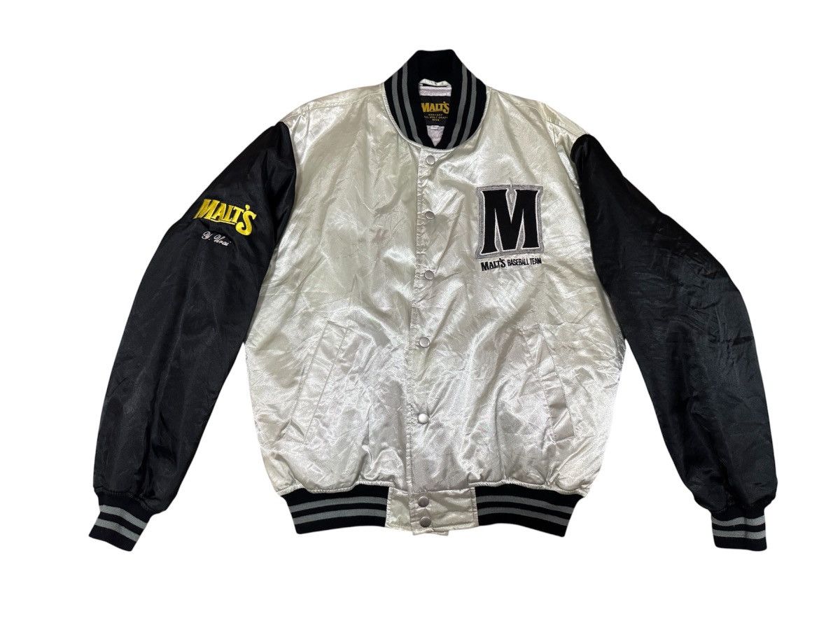 Japanese Brand Japan JDM Suntory Malts Baseball Team Stadium Varsity Jacket Size US L / EU 52-54 / 3 - 1 Thumbnail