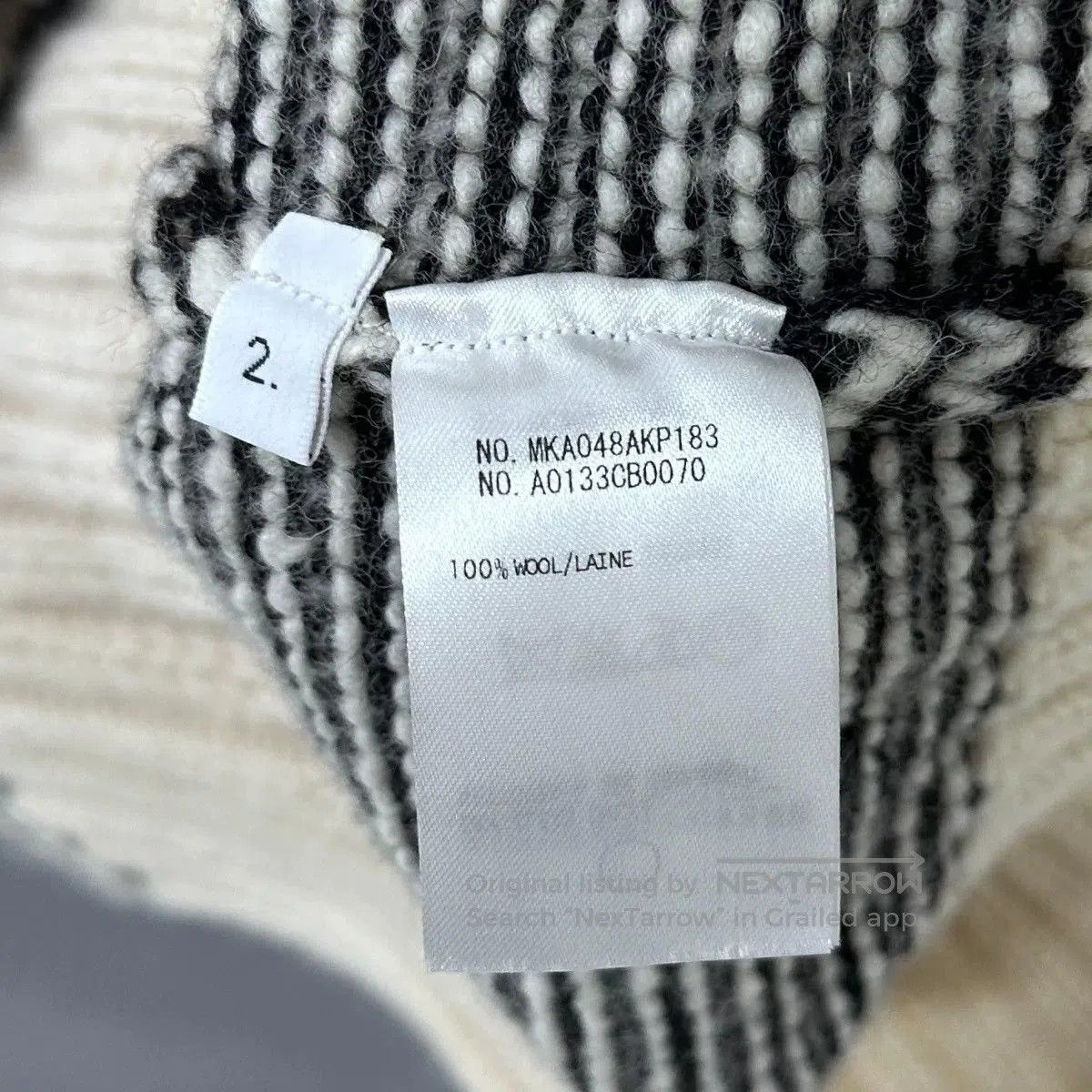 Thom Browne Thom Browne Fair Isle Chunky Knit Sweater. Size US S / EU 44-46 / 1 - 5 Thumbnail