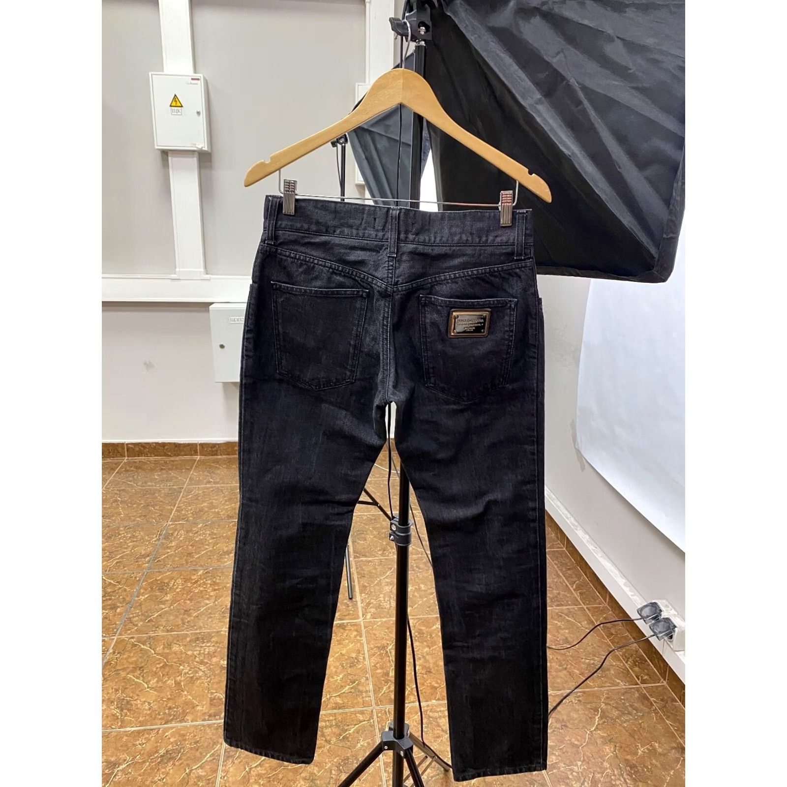 Dolce & Gabbana Dolce&Gabbana Jeans Women’s Denim Slim Retro Y2K Black 44 45 XS Black Women’s Skinny Retro Denim Jeans Size 30" / US 8 / IT 44 - 2 Thumbnail