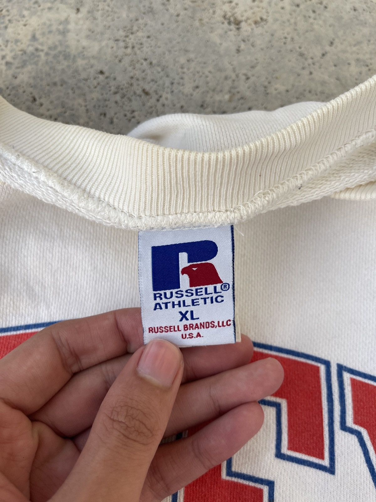Russell Athletic × Vintage Vintage 90s Russell Alex Track Sweatshirt Size US XL / EU 56 / 4 - 12 Thumbnail