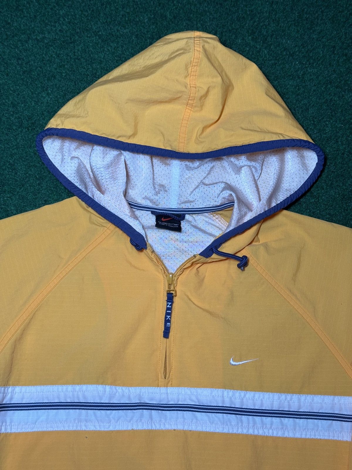 Nike Nike Vintage 1/4 Zip 90s Y2K Small 21x26 Windbreaker Jacket Size US S / EU 44-46 / 1 - 2 Thumbnail