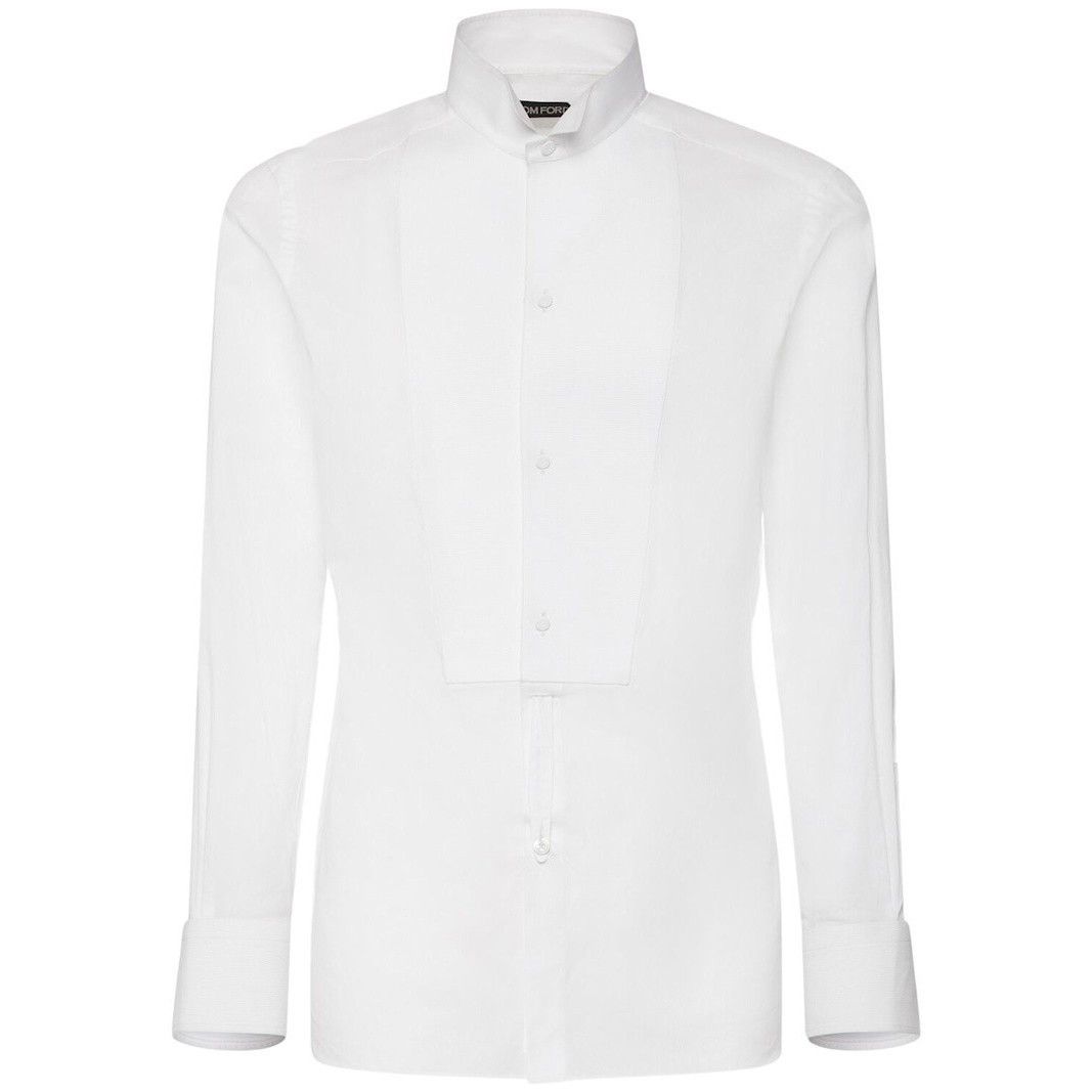 TOM FORD Cocktail Voile White Evening Shirt New & Authentic