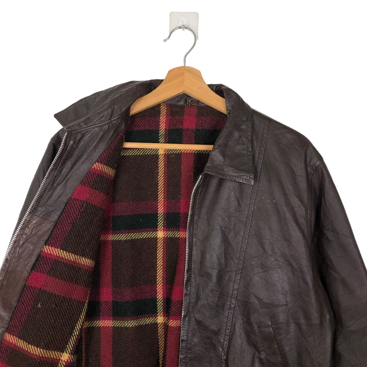 Japanese Brand 🔥VINTAGE LEATHER JACKET JAPAN BLANKET ISSEY MIYAKE Size US L / EU 52-54 / 3 - 9 Thumbnail