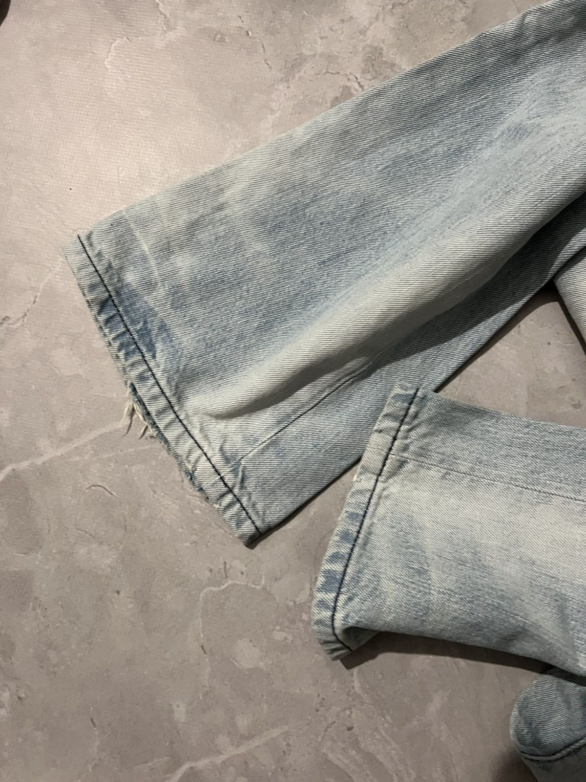 Japanese Brand Underground Light Blue Faded Jean / Slim Sexy Fit Retro Size US 34 / EU 50 - 7 Thumbnail