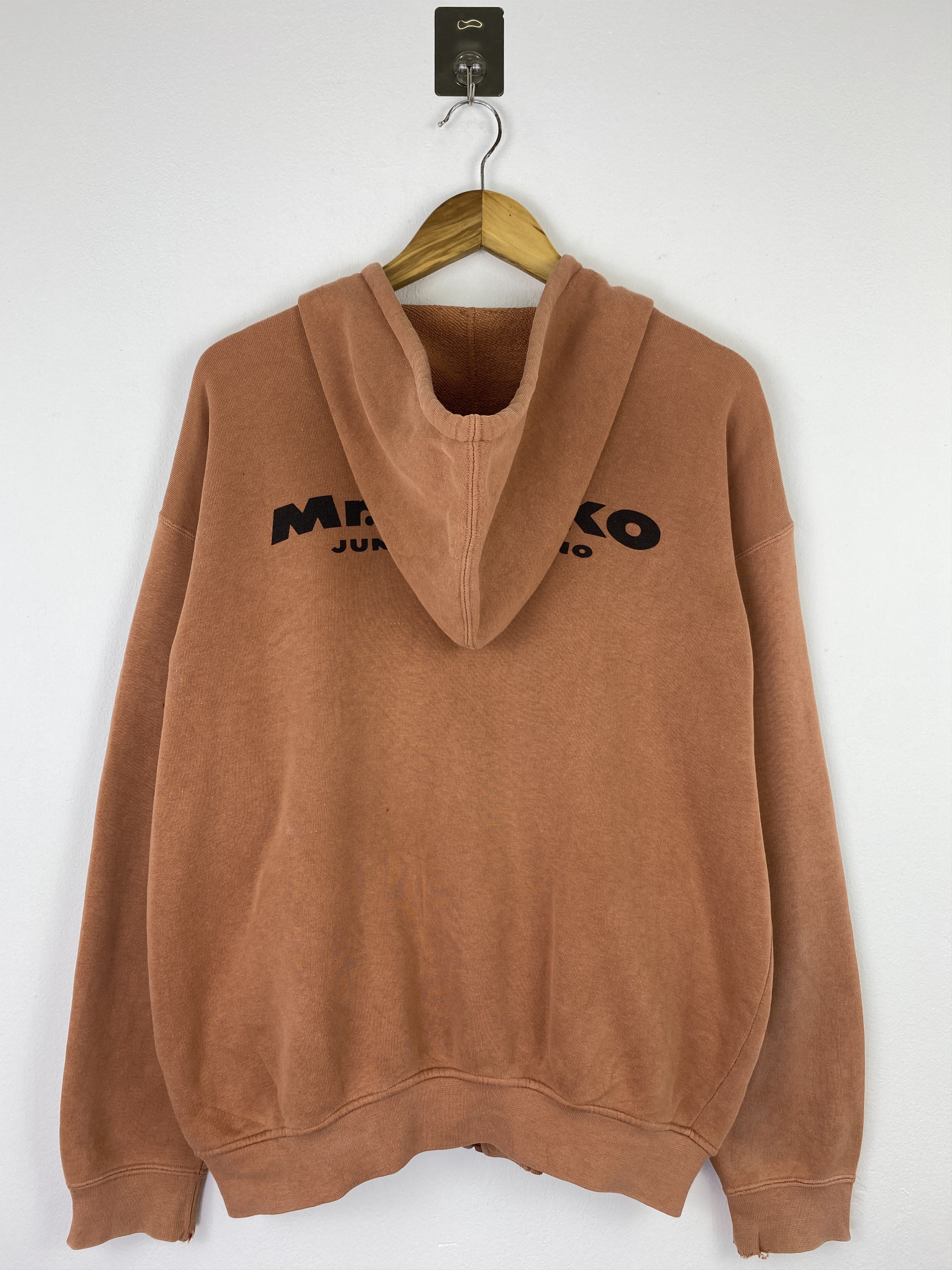 Mr. Junko Vintage 90s Mr. Junko Back Logo Zipper Ups Hoodie BP0064 Size US XXL / EU 58 / 5 - 3 Thumbnail