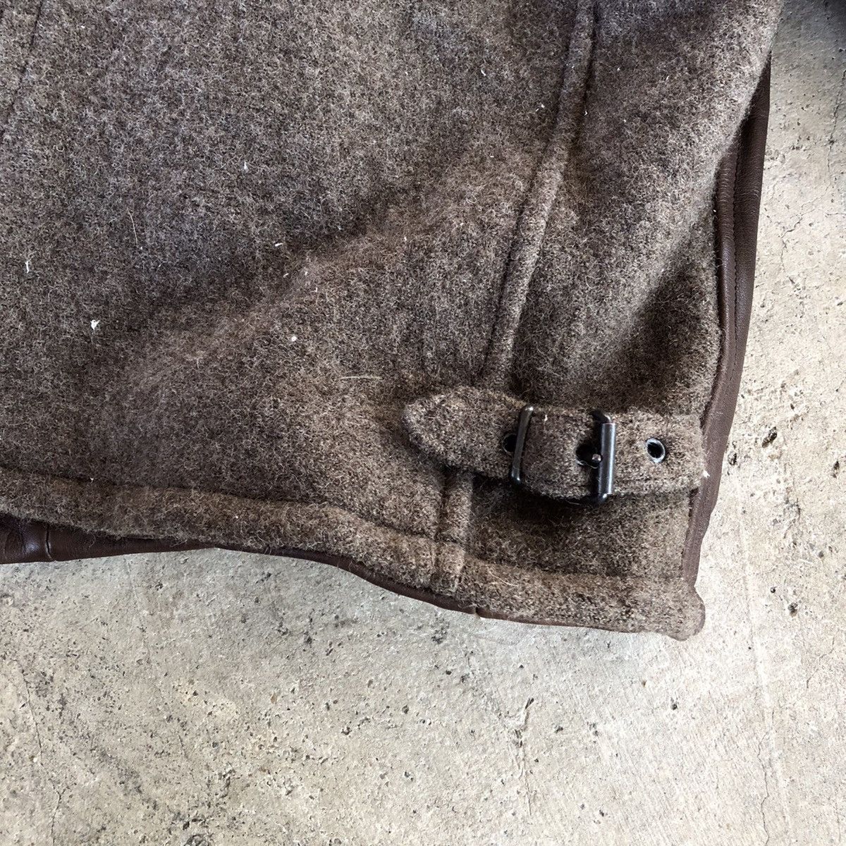 Vintage ECHTES LEDER Wool and Leather Jacket Size US M / EU 48-50 / 2 - 8 Thumbnail