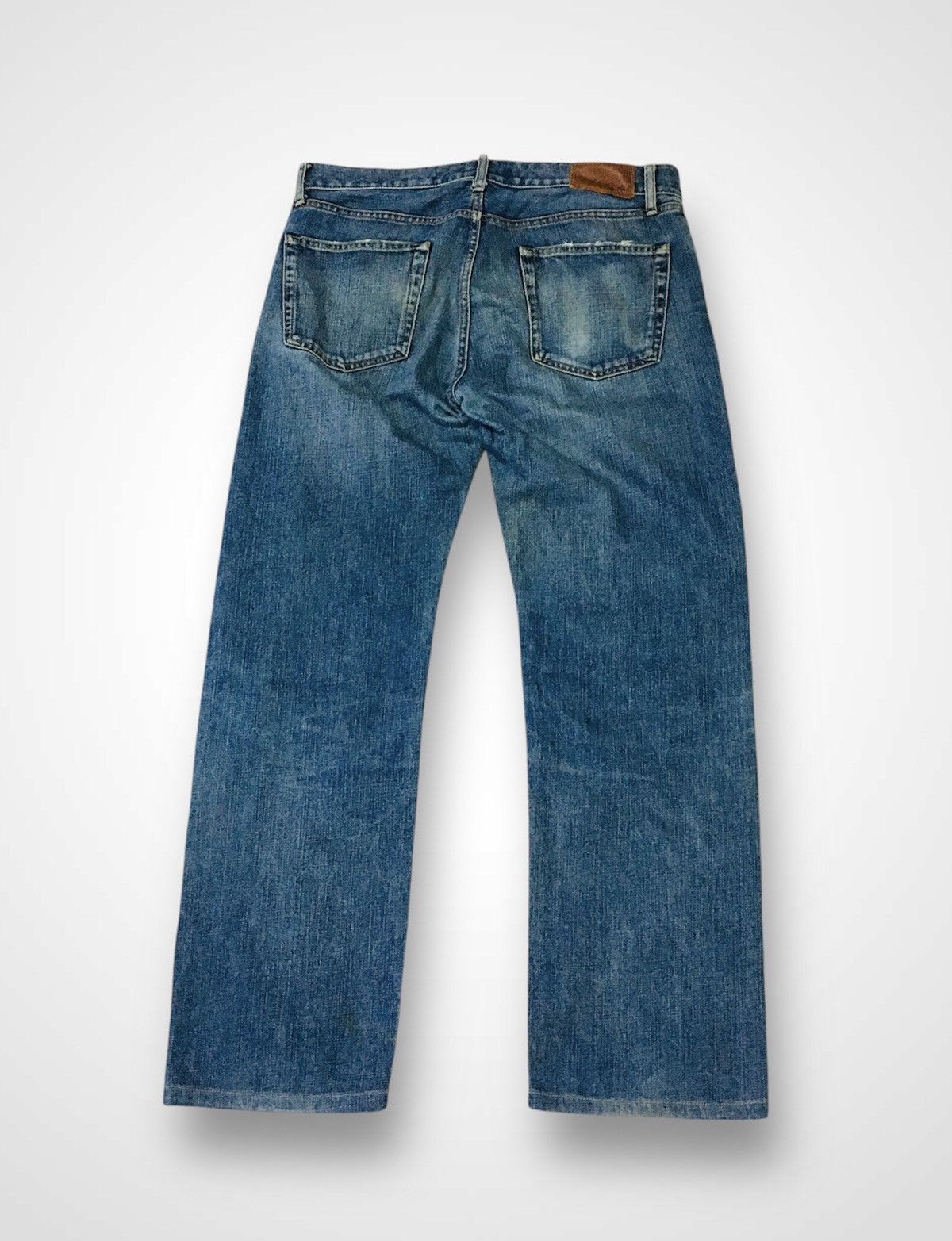 Japanese Brand × Uniqlo Uniqlo Regular Fit Straight Jeans (16) Size US 35 - 2 Thumbnail