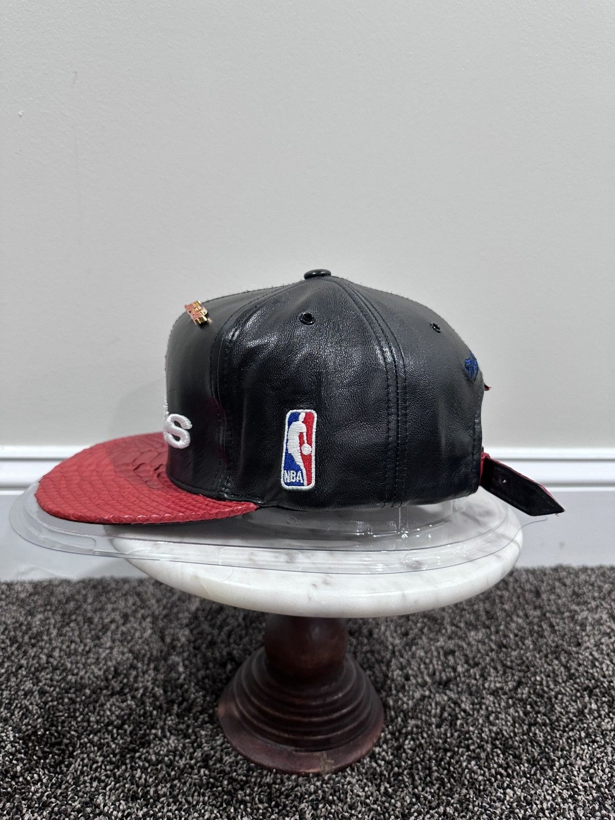 Just Don Just Don x Mitchell & Ness NBA Baltimore Bullets Leather Hat Size ONE SIZE - 4 Thumbnail