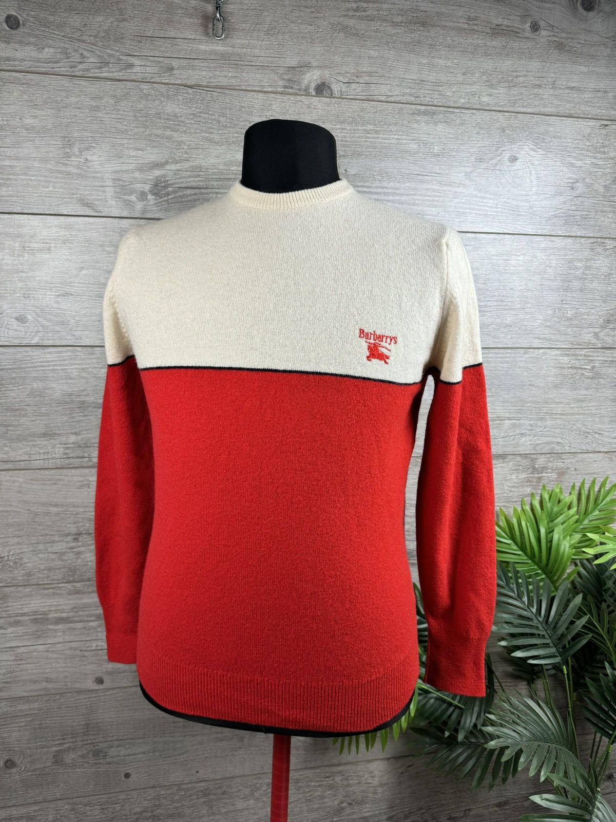 Designer × Vintage Burberrys Wool Sweater vintage Luxury size S Size US S / EU 44-46 / 1 - 1 Thumbnail