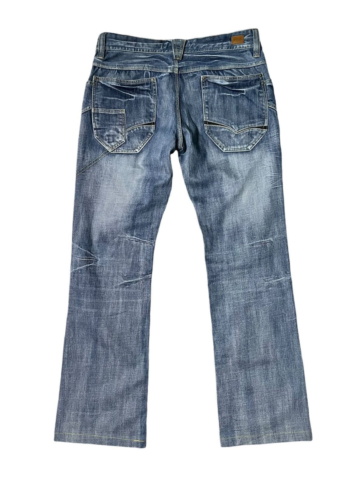 Tornado Mart Flare Jeans Nicole Club Clawmark Denim Bootcut Size US 32 / EU 48 - 17 Thumbnail