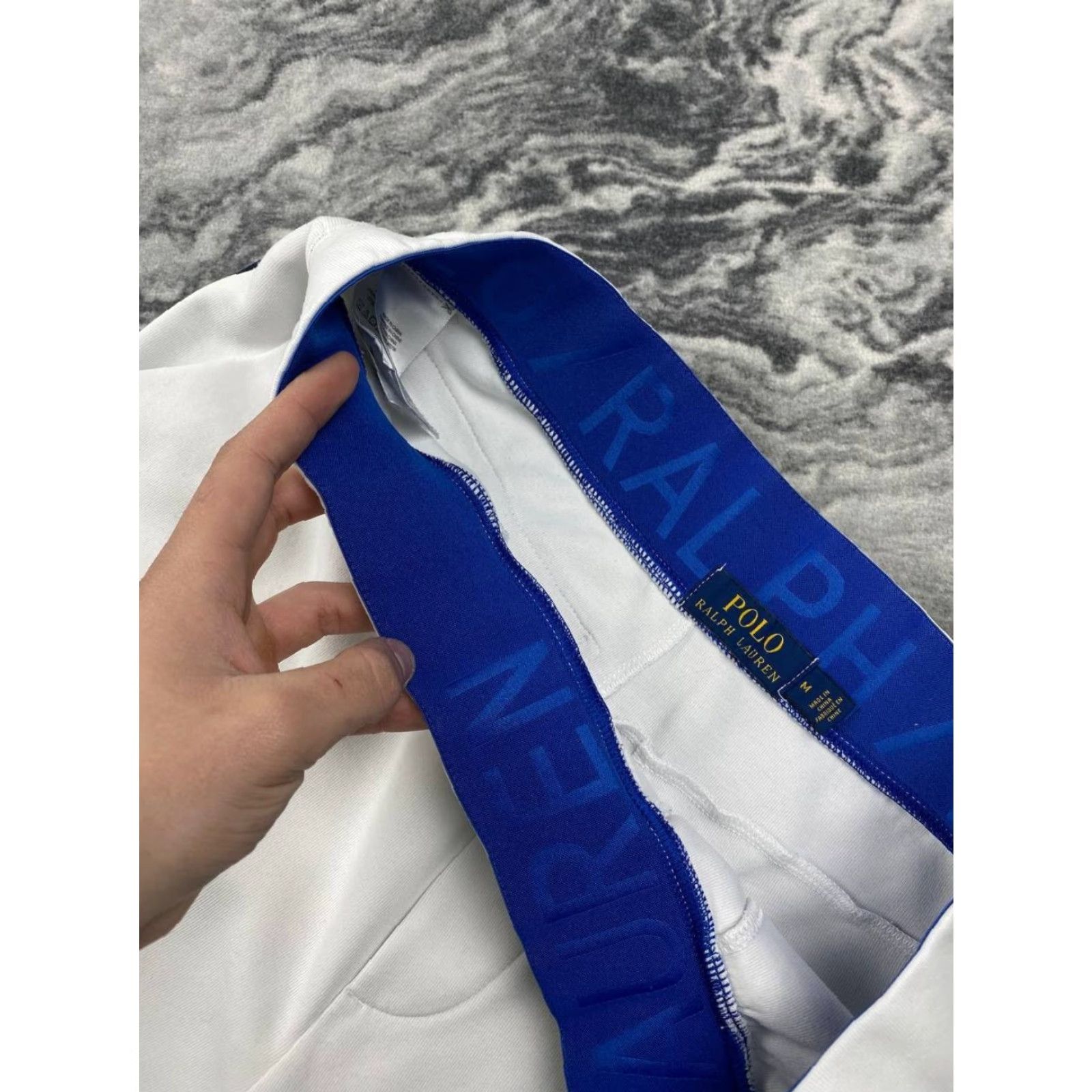 Polo Ralph Lauren Polo Ralph Lauren Sweat Shorts Men M White Size US M / EU 48-50 / 2 - 7 Thumbnail