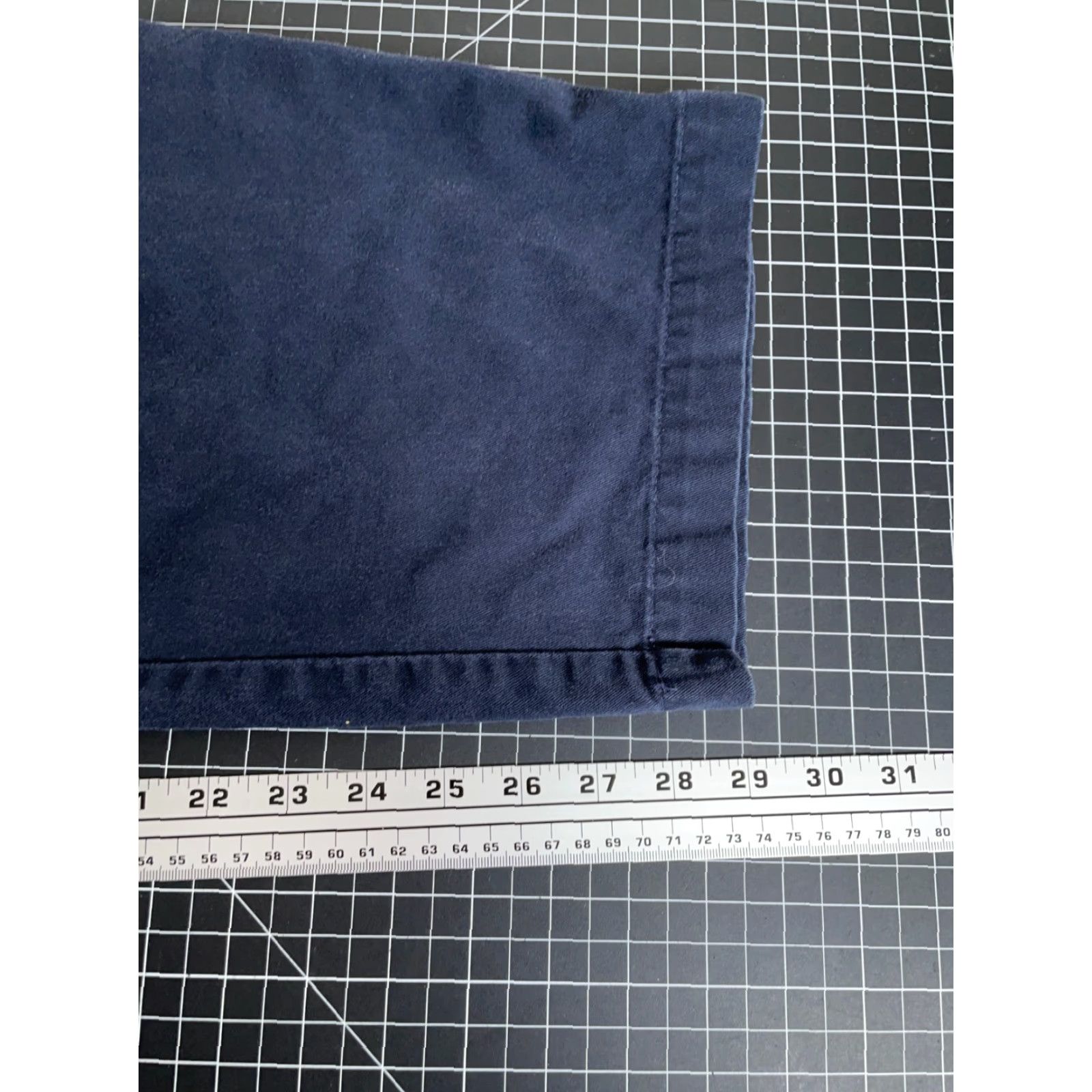Polo Ralph Lauren VTG Polo Ralph Lauren Chino Pants Men’s 37 x 29 Dark Blue Cotton Vintage 90s Retro Casual Straight Illusion Tag Size US M / EU 48-50 / 2 - 6 Thumbnail