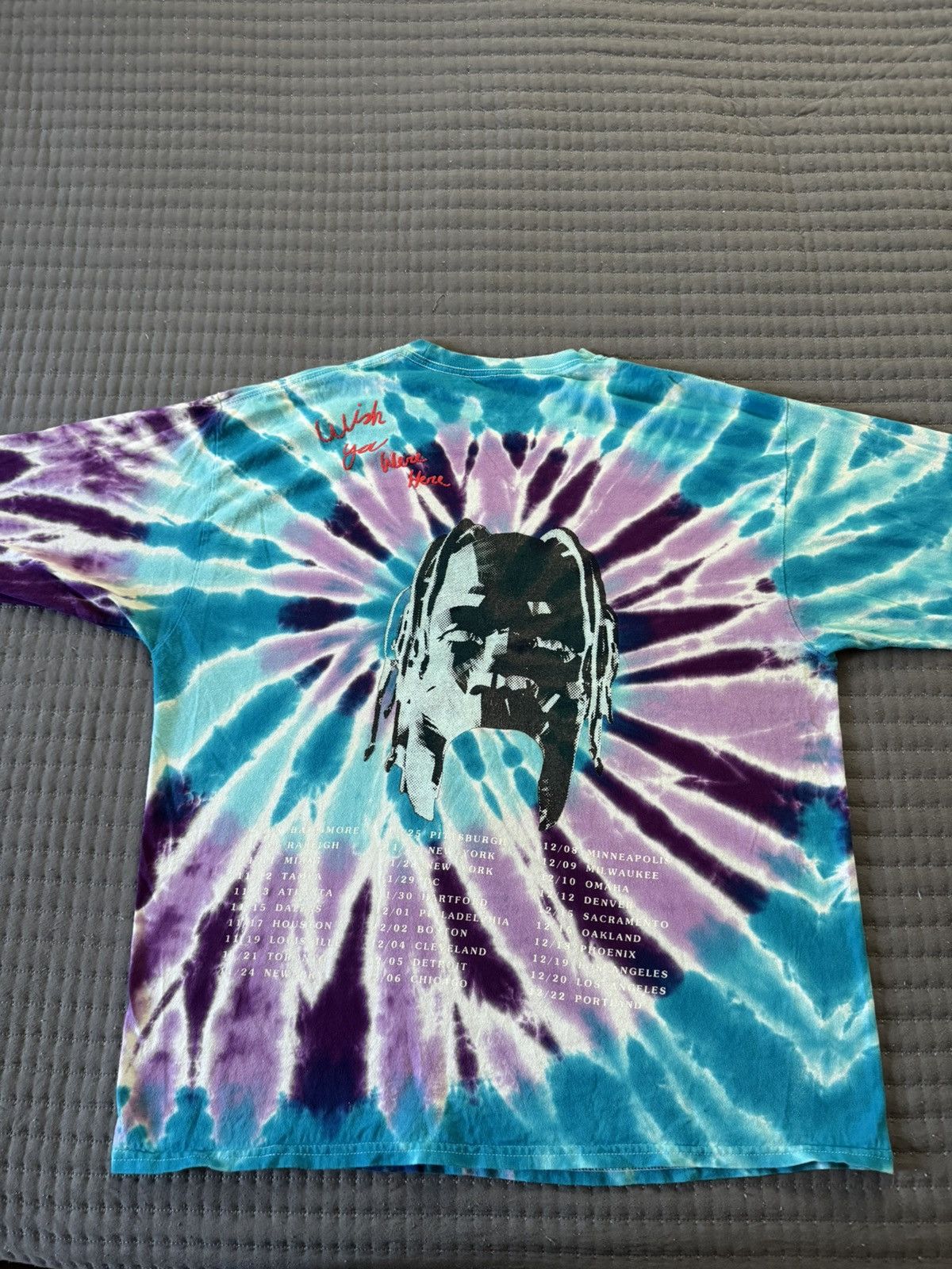 Travis Scott Travis Scott ASTROWORLD Tour Tie Dye Size US XL / EU 56 / 4 - 6 Thumbnail