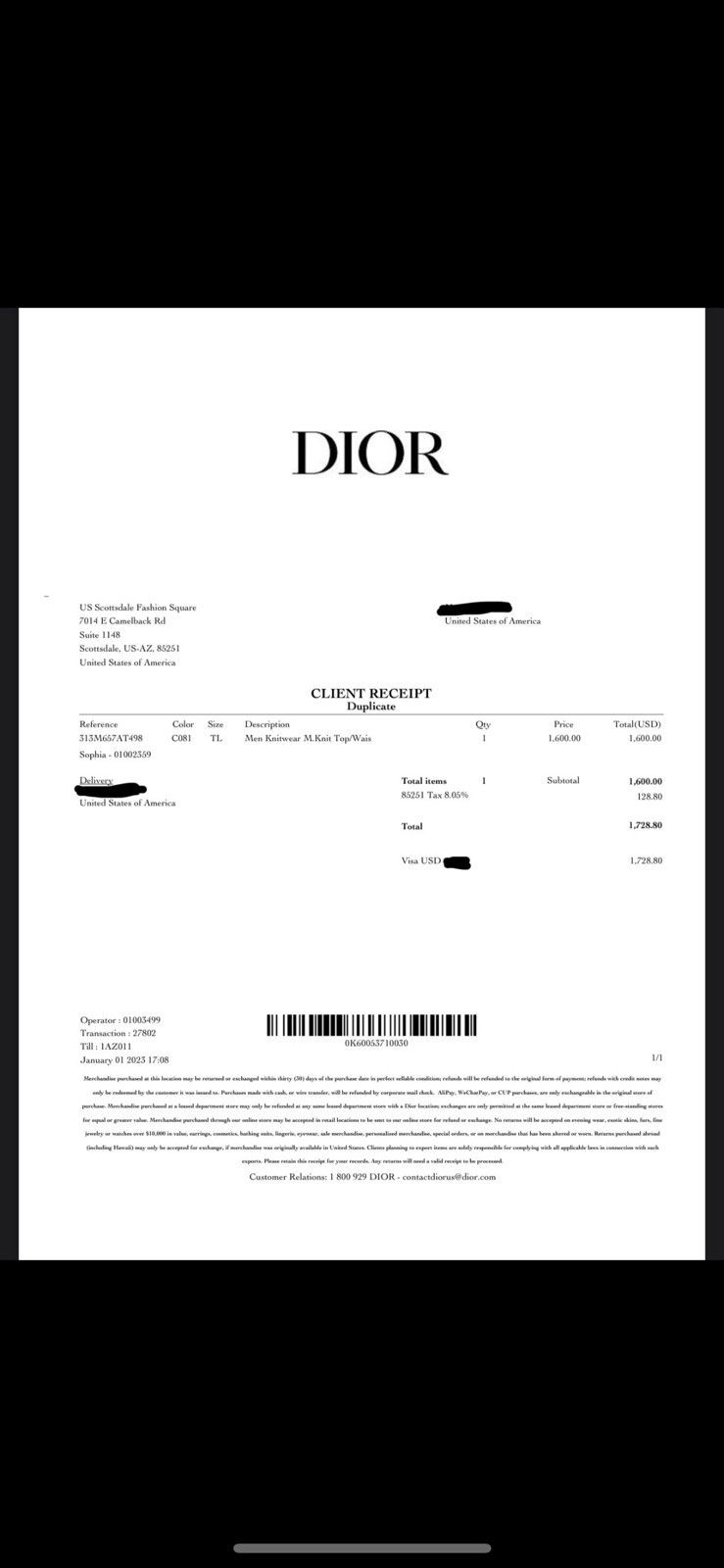 Dior Dior Bunny sweater Size US L / EU 52-54 / 3 - 5 Thumbnail