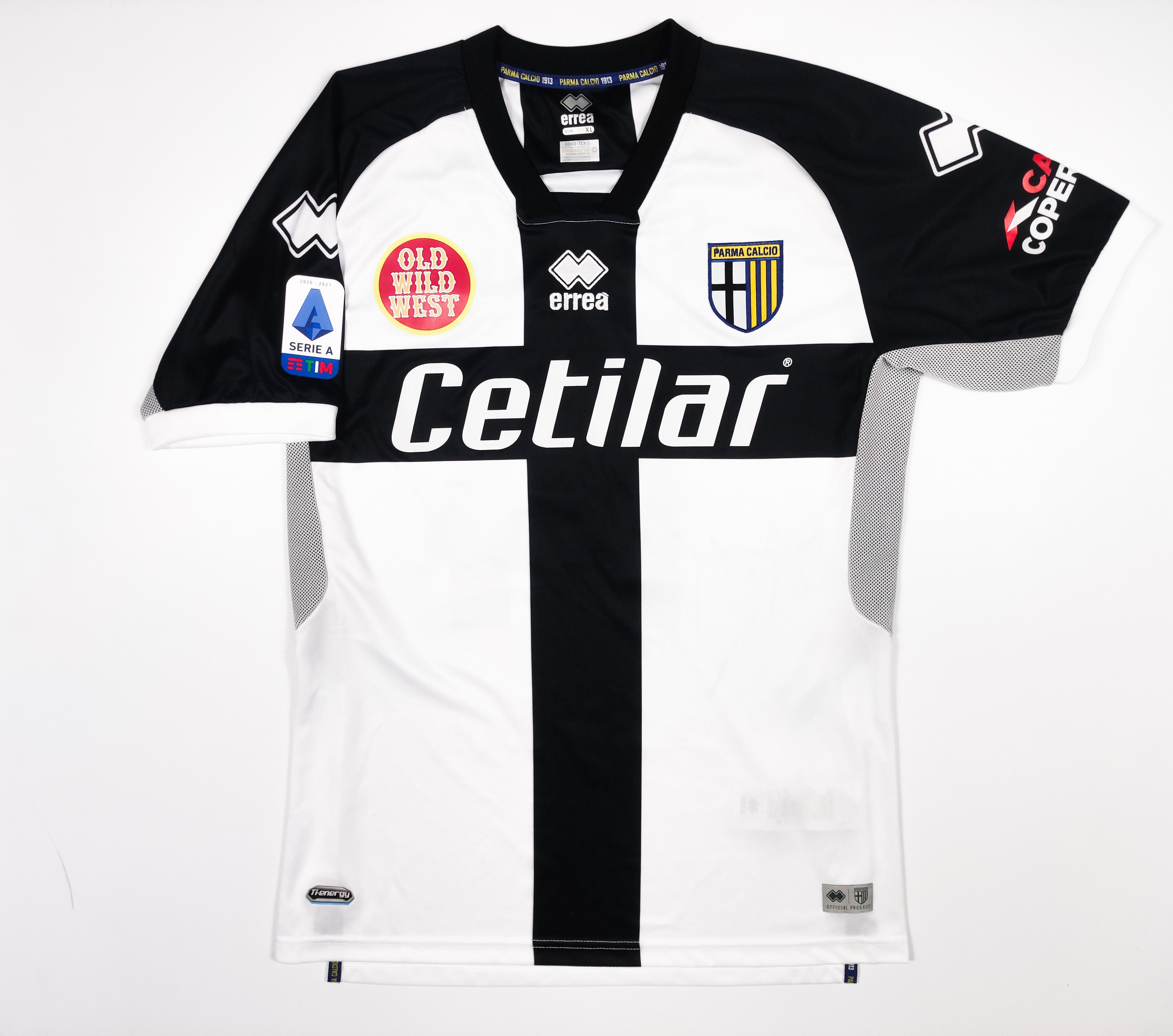 Errea Signed Matchworn Kurtić #14 Parma 2019 2020 Errea Home Shirt Size US XL / EU 56 / 4 - 2 Thumbnail