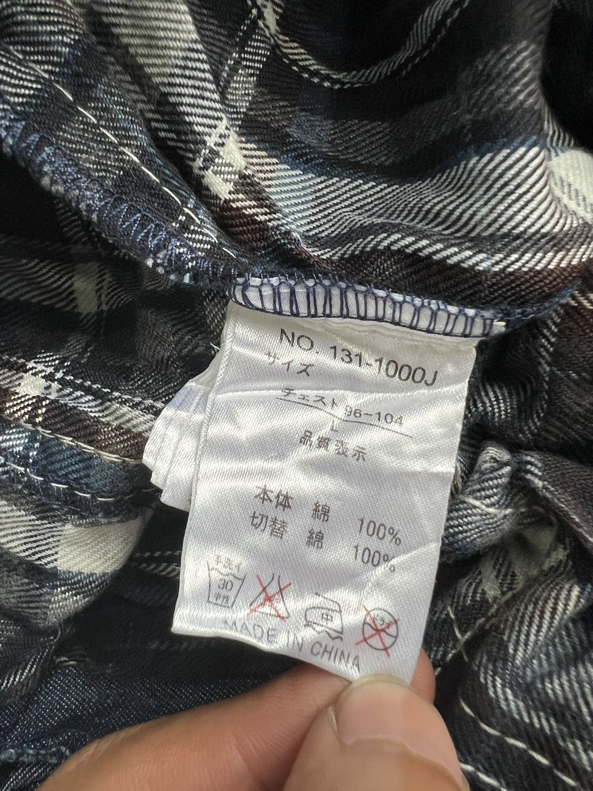 If Six Was Nine Y2K In The Attic Hybrid Denim Flannel Bono Hoodie Jacket Size US M / EU 48-50 / 2 - 12 Thumbnail