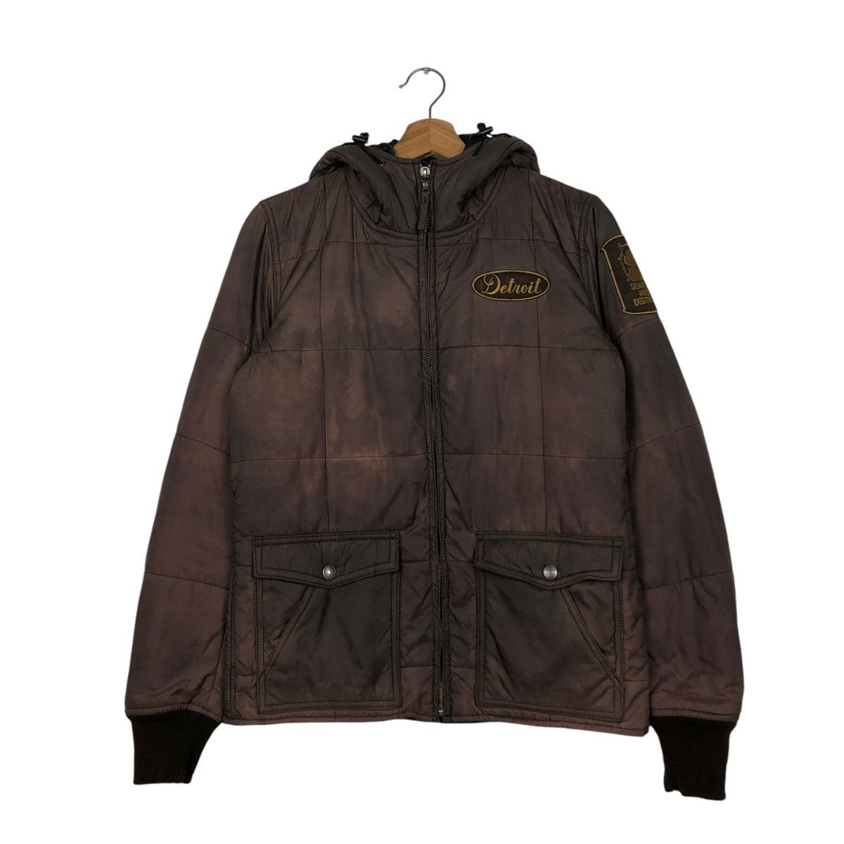 Hysteric Glamour 🔥CROPPED PUFFER BIKER JACKET HYSTERIC GLAMOUR SUN FADED Size US S / EU 44-46 / 1 - 13 Thumbnail