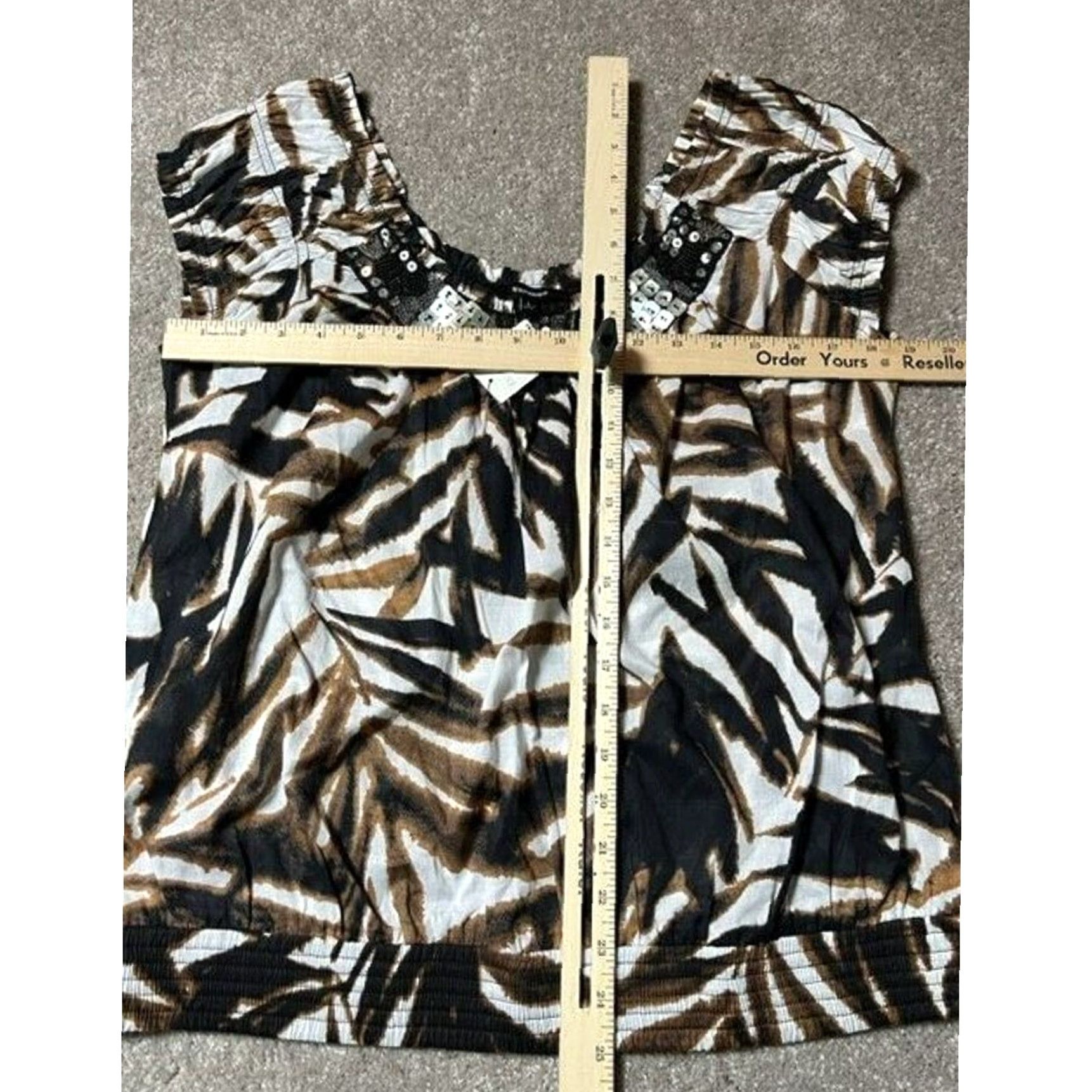 Express Express Statement Top L Built in Necklace Going Out Clubwear Y2K Sequins Glam Shirt Women Size L / US 10 / IT 46 - 8 Thumbnail