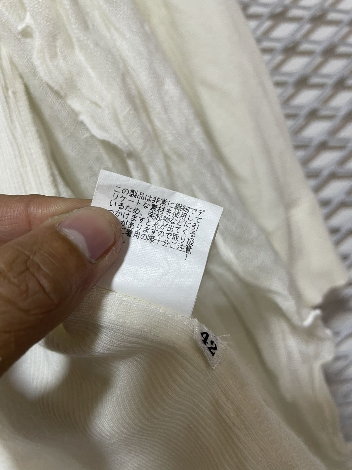 Issey Miyake crazy grunge mesh open knit cardigan svinsving japan Size US M / EU 48-50 / 2 - 9 Thumbnail