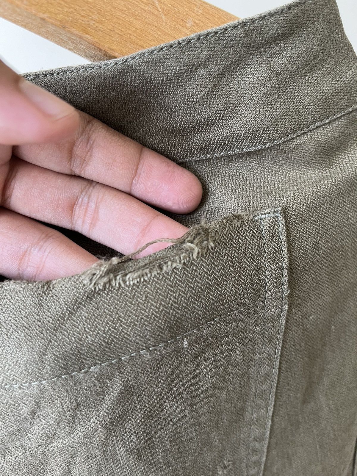 Balenciaga Balenciaga Bush Linen Pants Size 33" - 14 Thumbnail