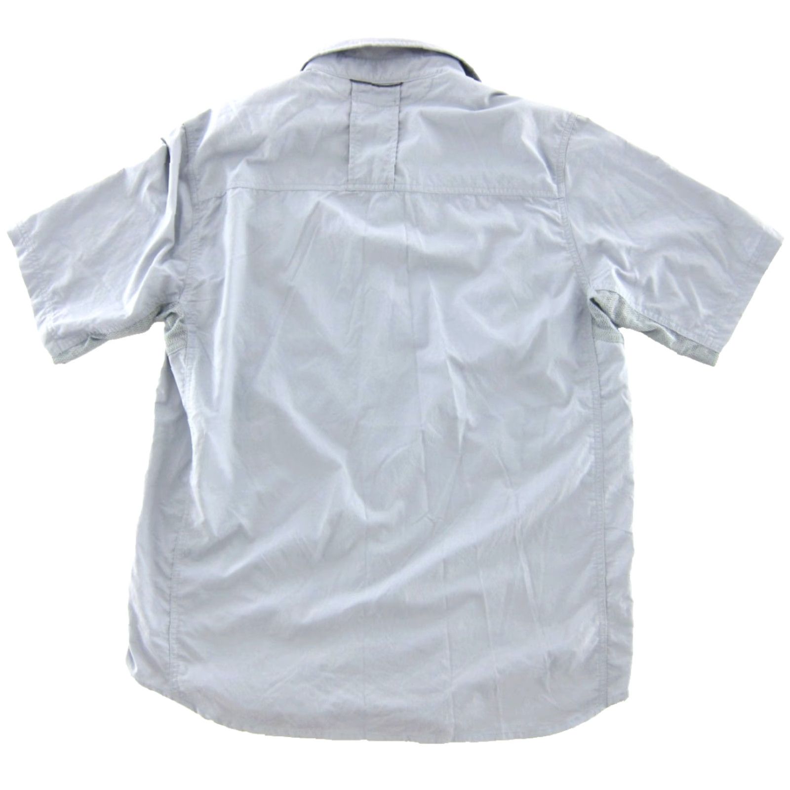 Vintage REI Shirt M Blue Nylon Stretch Breathable Short Sleeve Button-Up Pocket Size US M / EU 48-50 / 2 - 2 Thumbnail