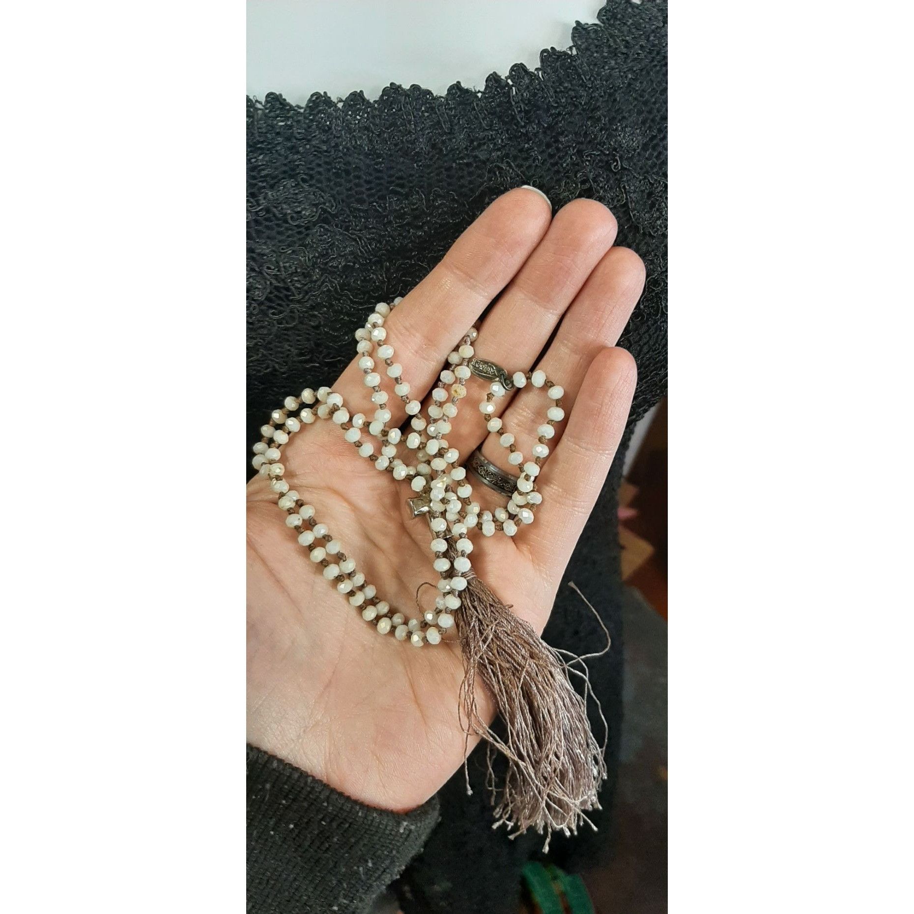Other Alexa's Angels Bohemian Cross Necklace With Tassel Accent Size ONE SIZE - 2 Thumbnail