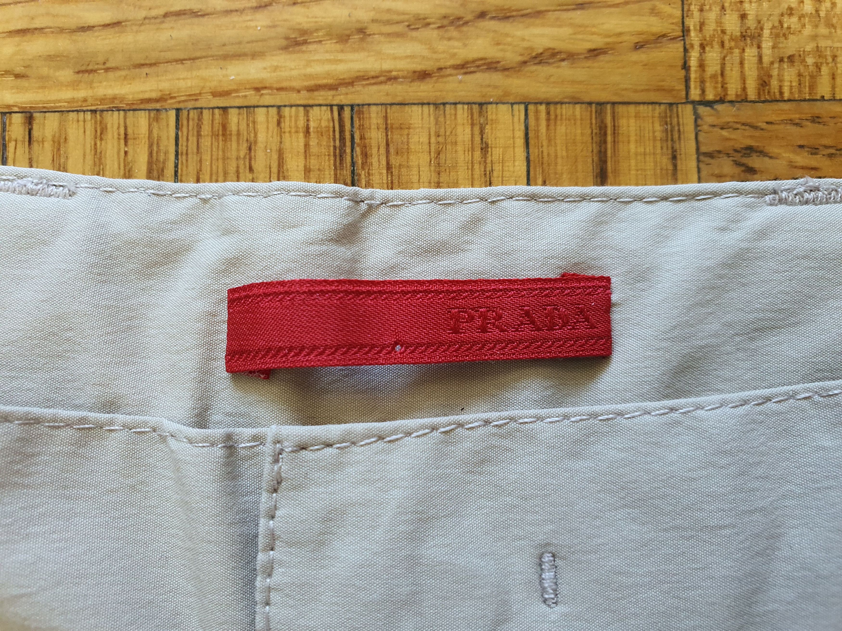Prada LINEA ROSSA - Lightweight Classic Summer Shorts Bermudas Size US 32 / EU 48 - 6 Thumbnail