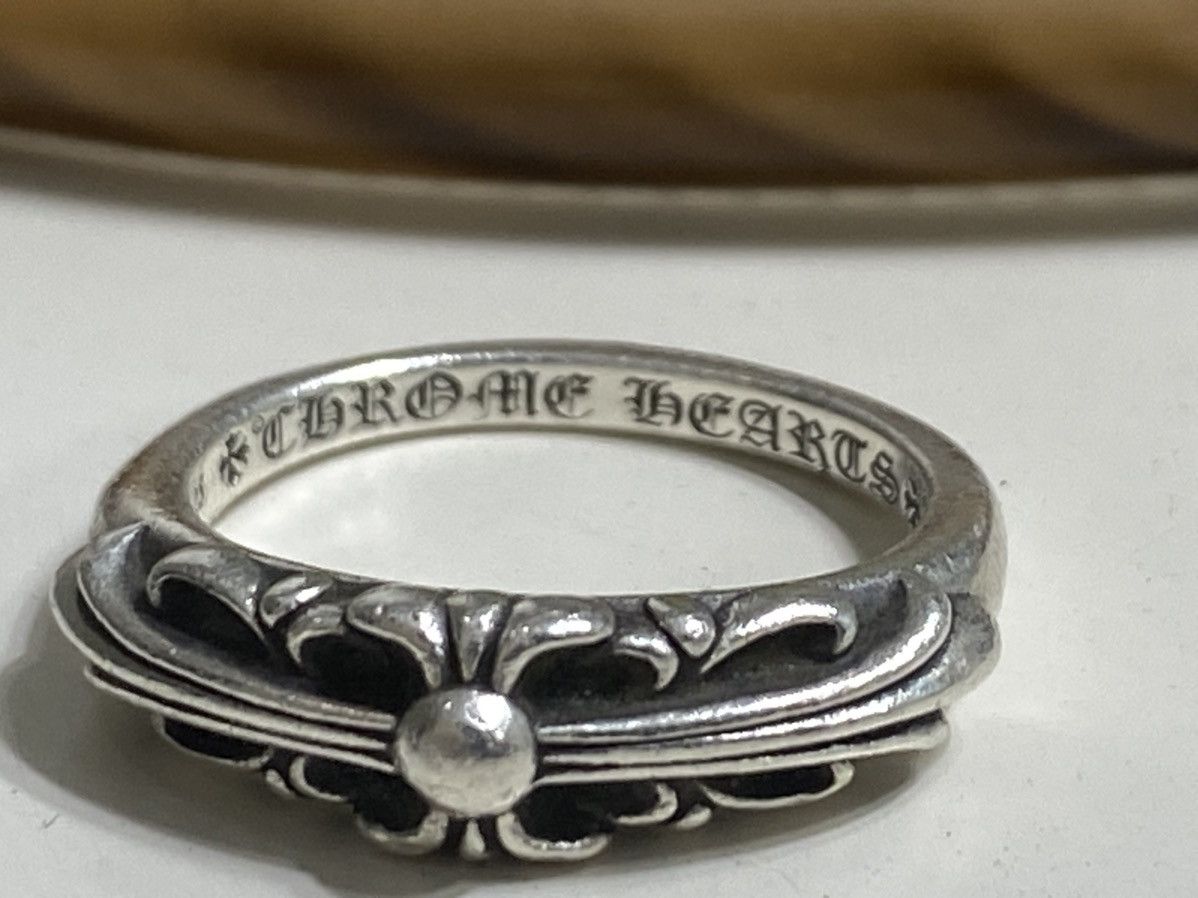 Chrome Hearts Chrome Hearts Baby Classic Floral Cross Ring Size ONE SIZE - 16 Thumbnail