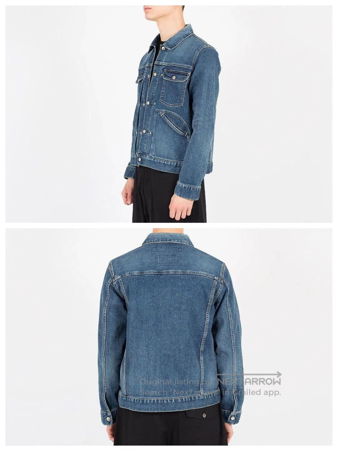 Neighborhood Blue Denim Jacket with Button Front - Size M. Size US M / EU 48-50 / 2 - 1 Thumbnail
