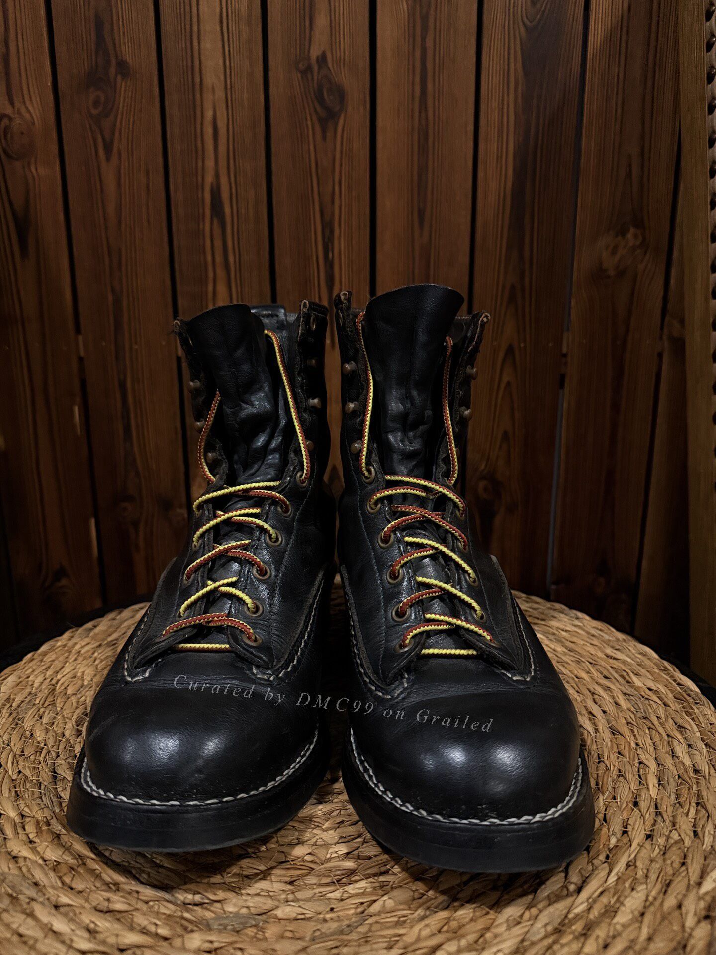 WESCO Wesco Jobmaster 7.5D Black Work Boots Size US 7.5 / EU 40-41 - 1 Thumbnail